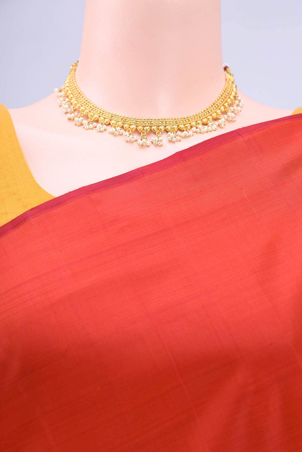 Red Kanchipuram Silk Saree