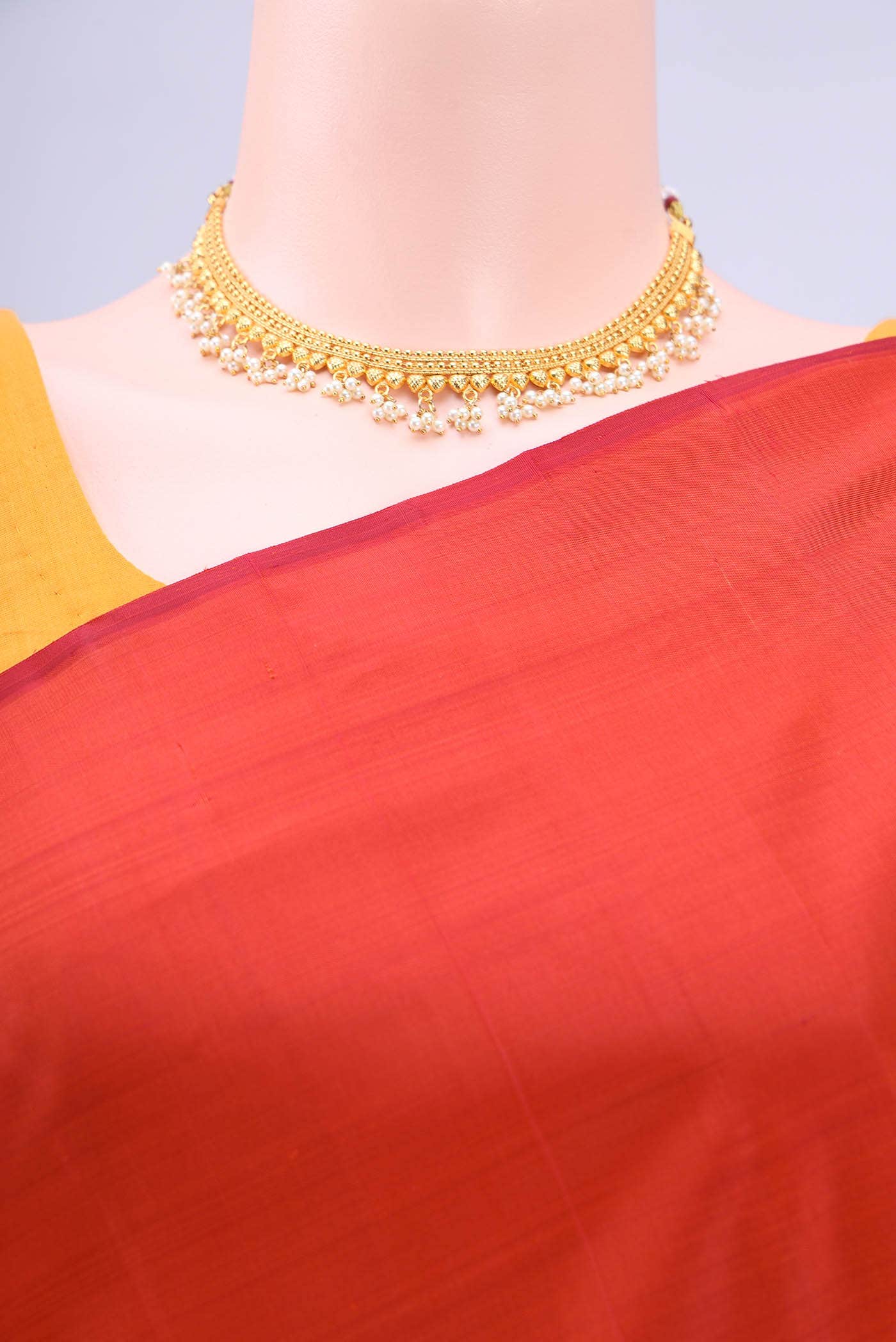 Red Kanchipuram Silk Saree