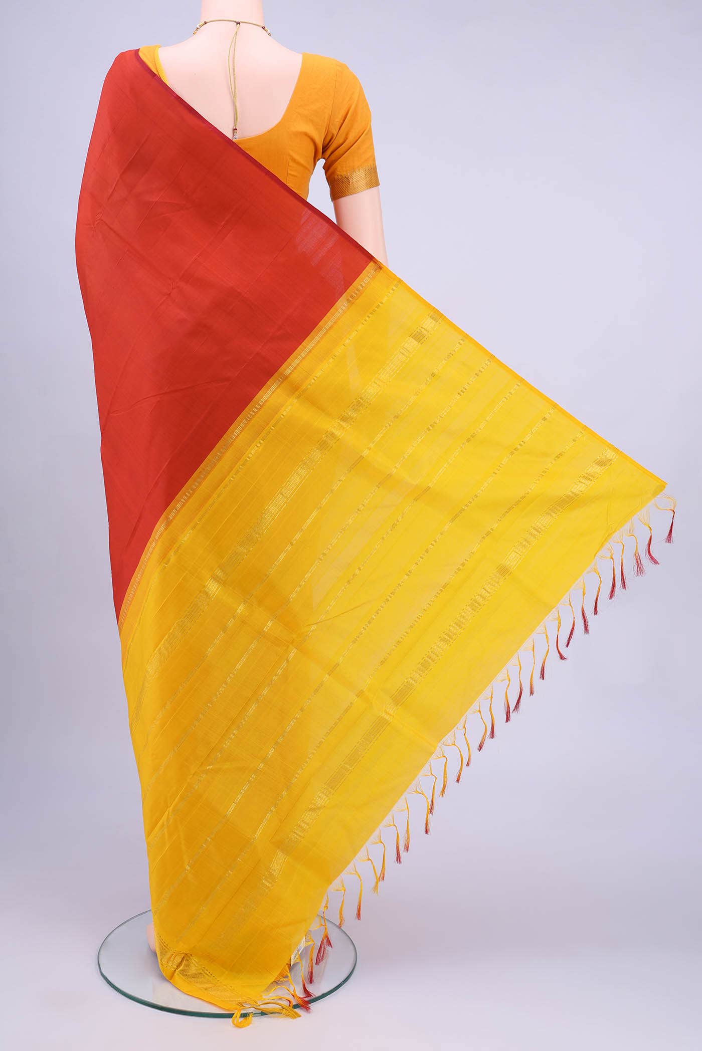 Red Kanchipuram Silk Saree