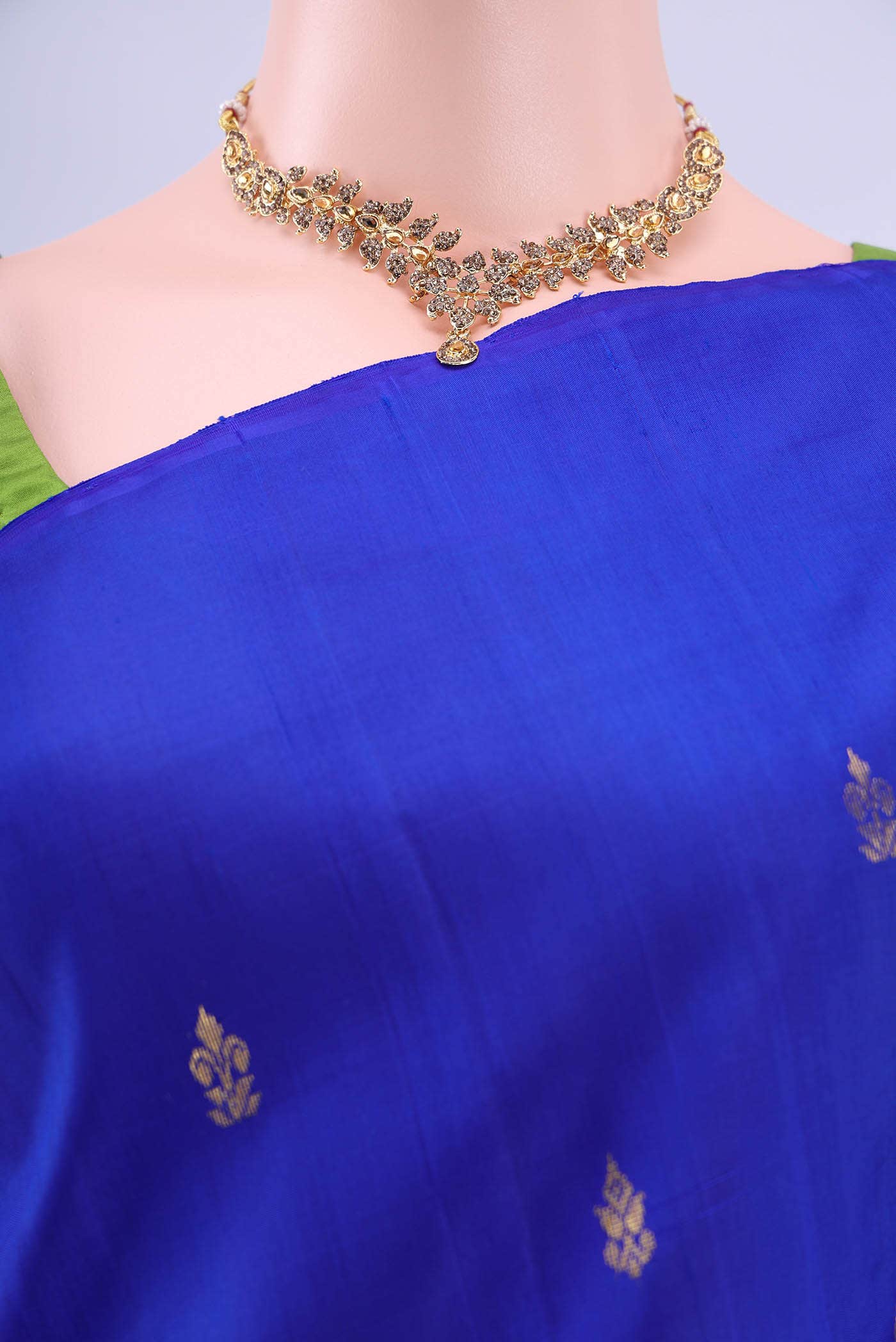 Royal Blue Kanchipuram Saree