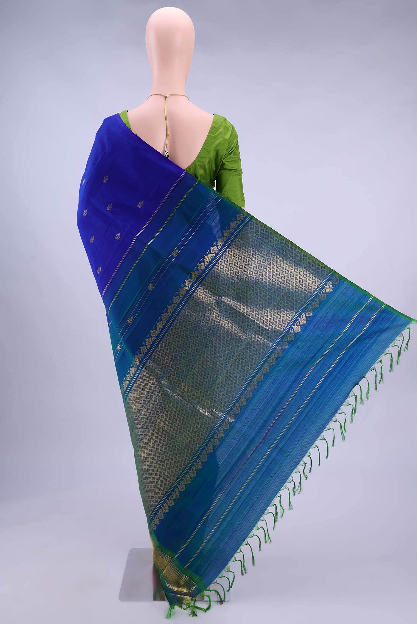 Royal Blue Kanchipuram Saree