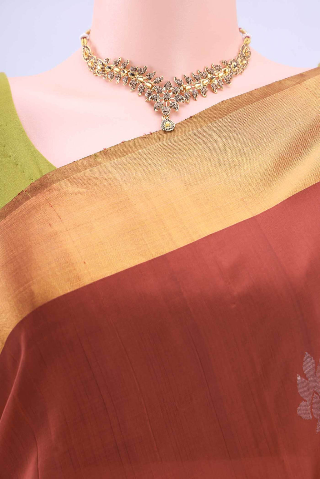 Maroon Uppada Silk Saree