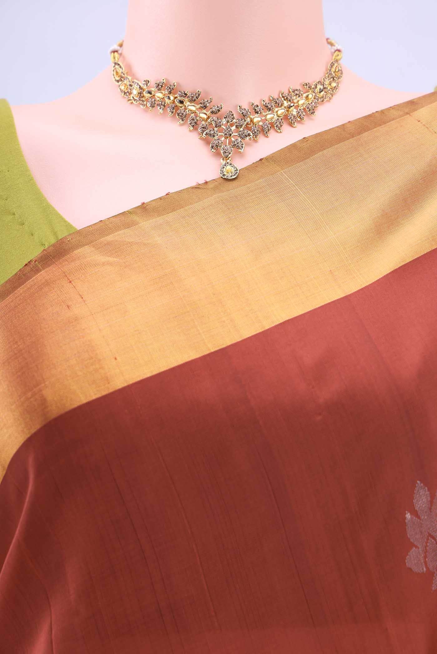 Maroon Uppada Silk Saree