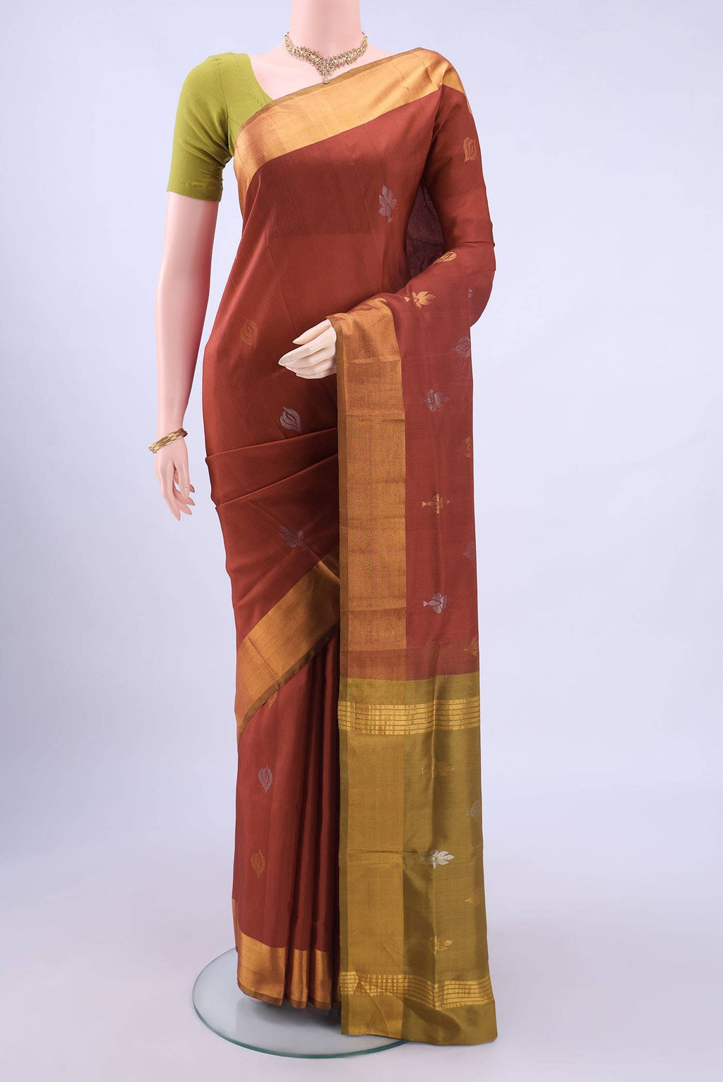 Maroon Uppada Silk Saree