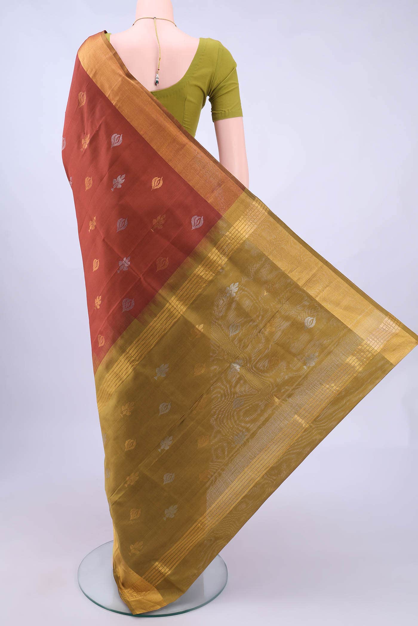 Maroon Uppada Silk Saree