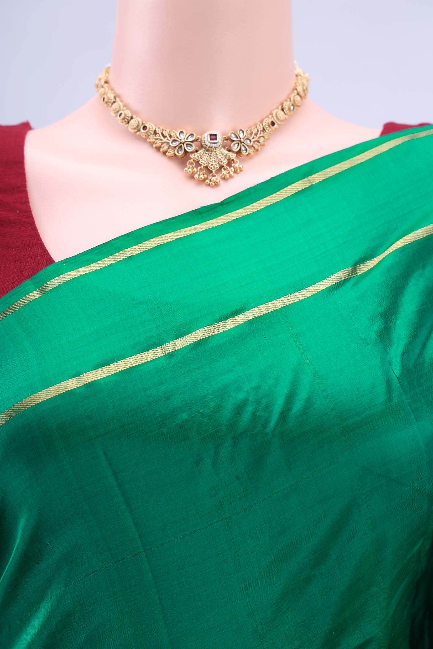 Green Kanchipuram Silk Saree