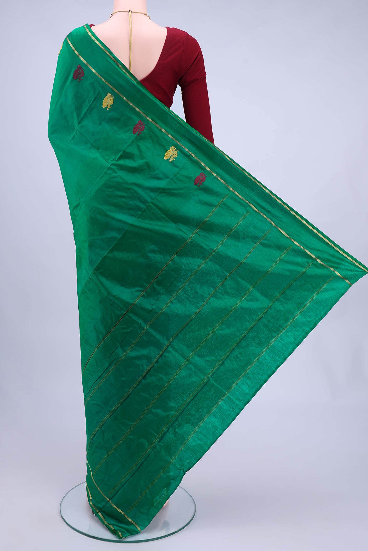 Green Kanchipuram Silk Saree