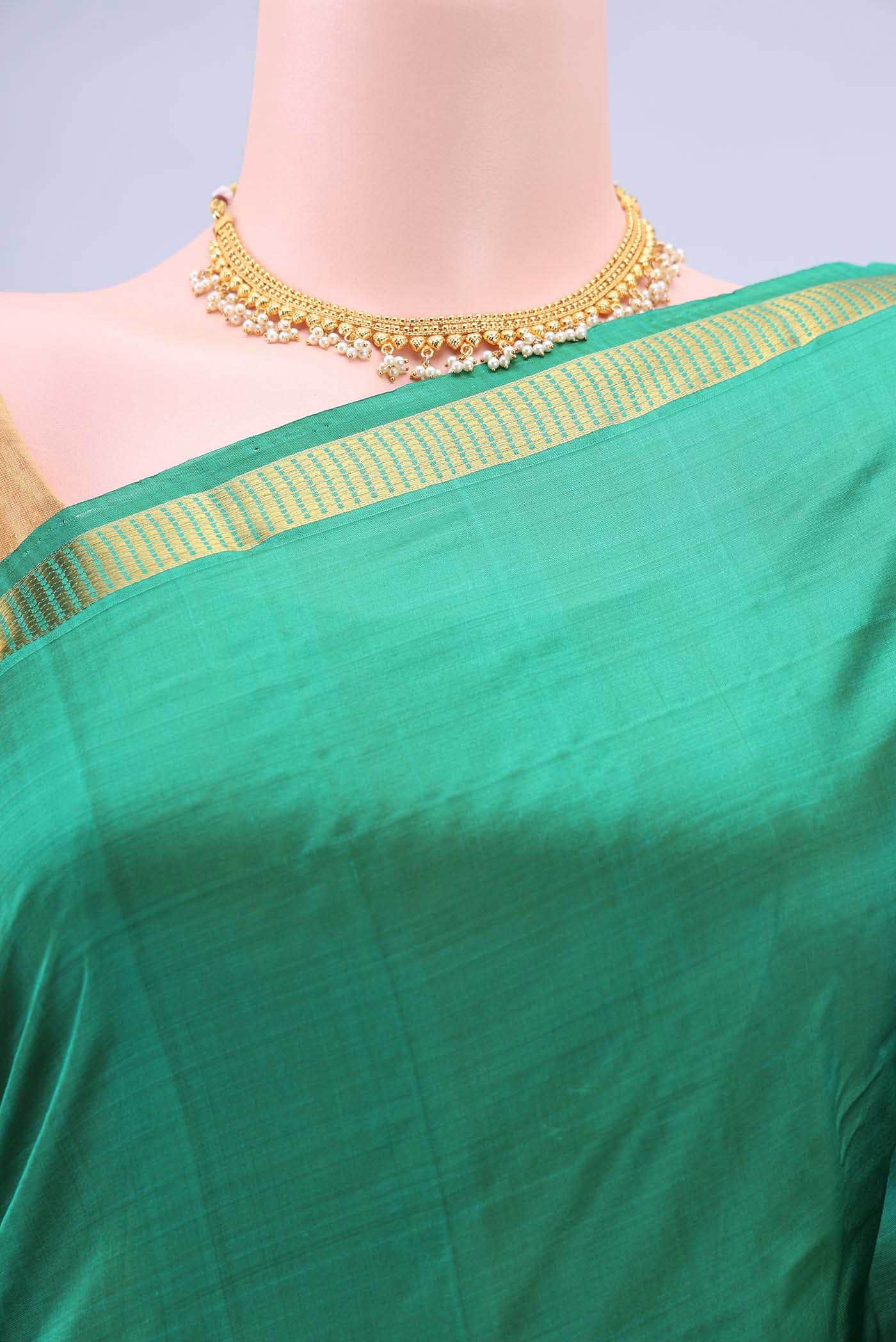Green Kanchipuram Saree