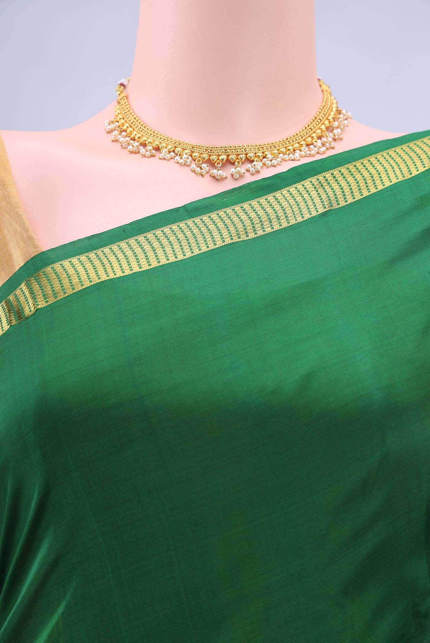 Green Kanchipuram Saree