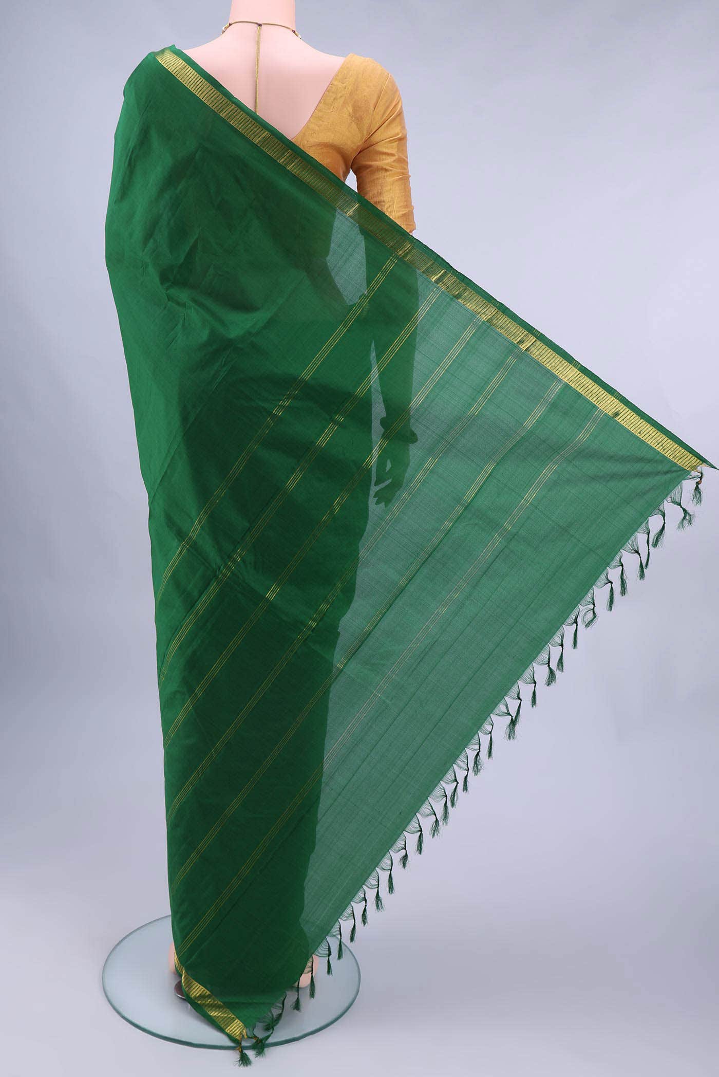 Green Kanchipuram Saree