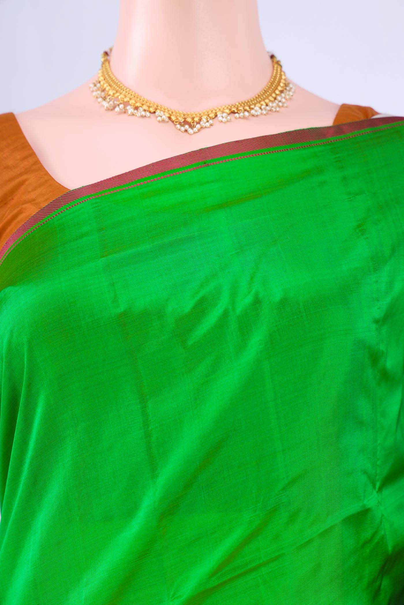 Green Kanchipuram Silk Saree