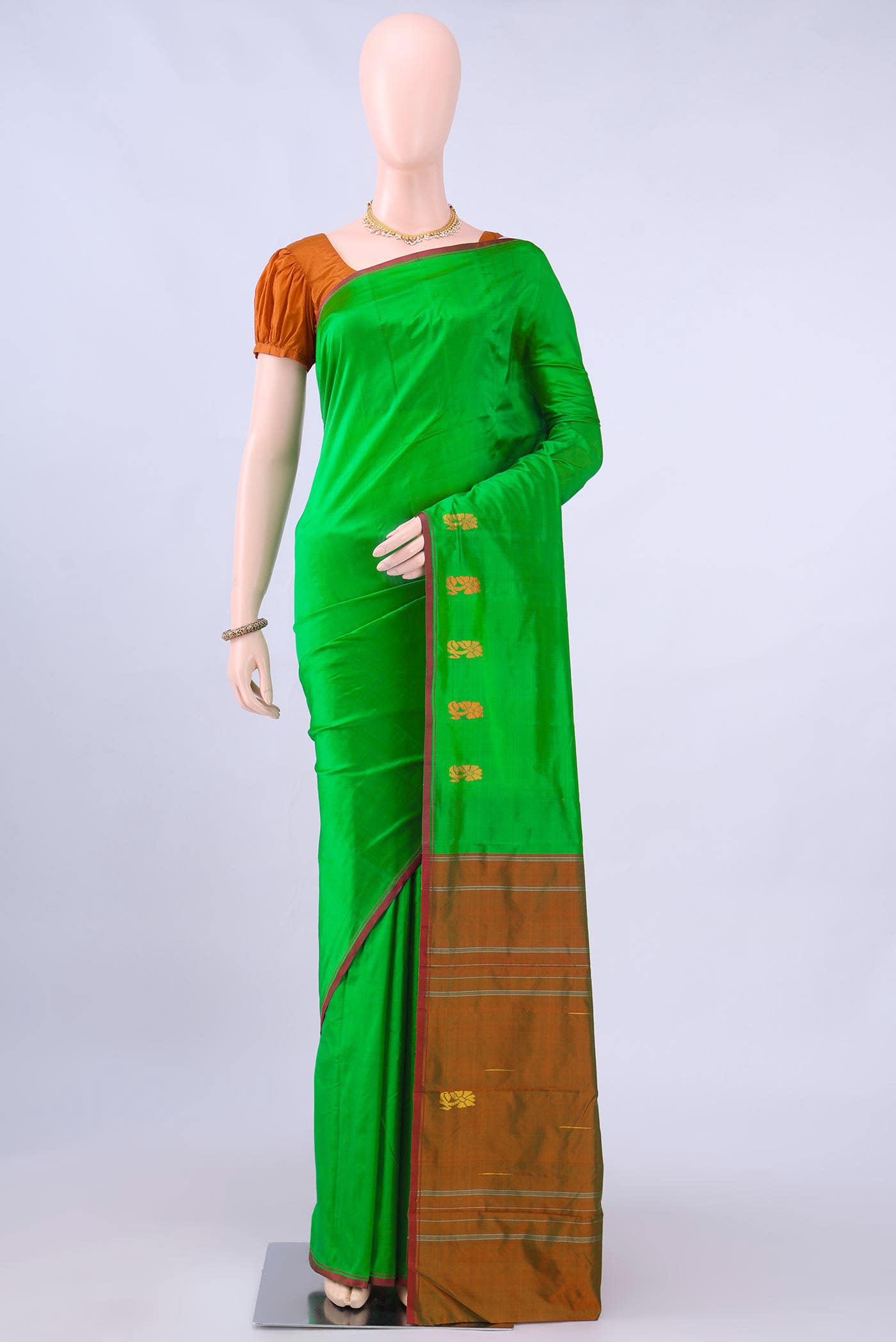 Green Kanchipuram Silk Saree
