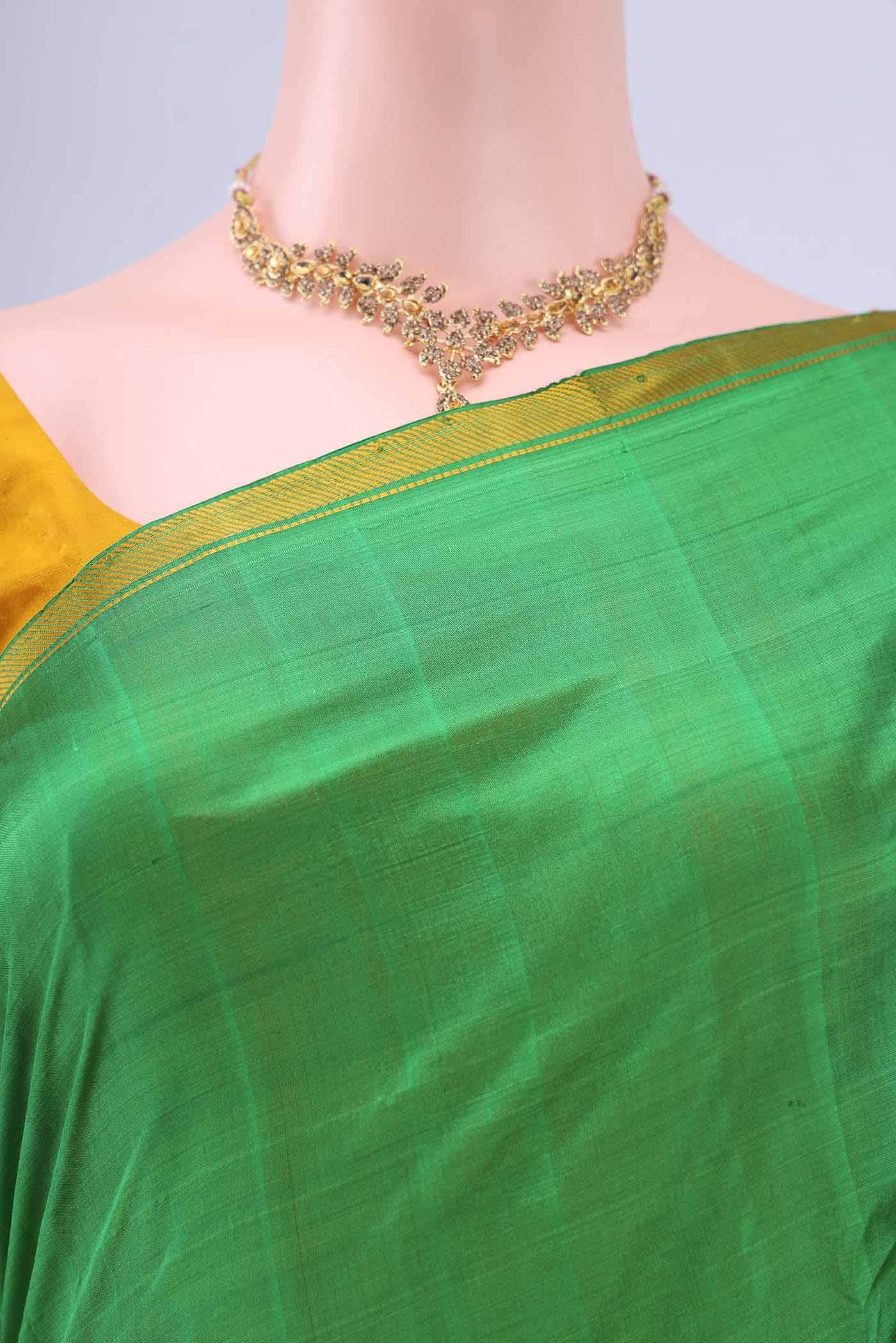 Green Kanchipuram Silk Saree