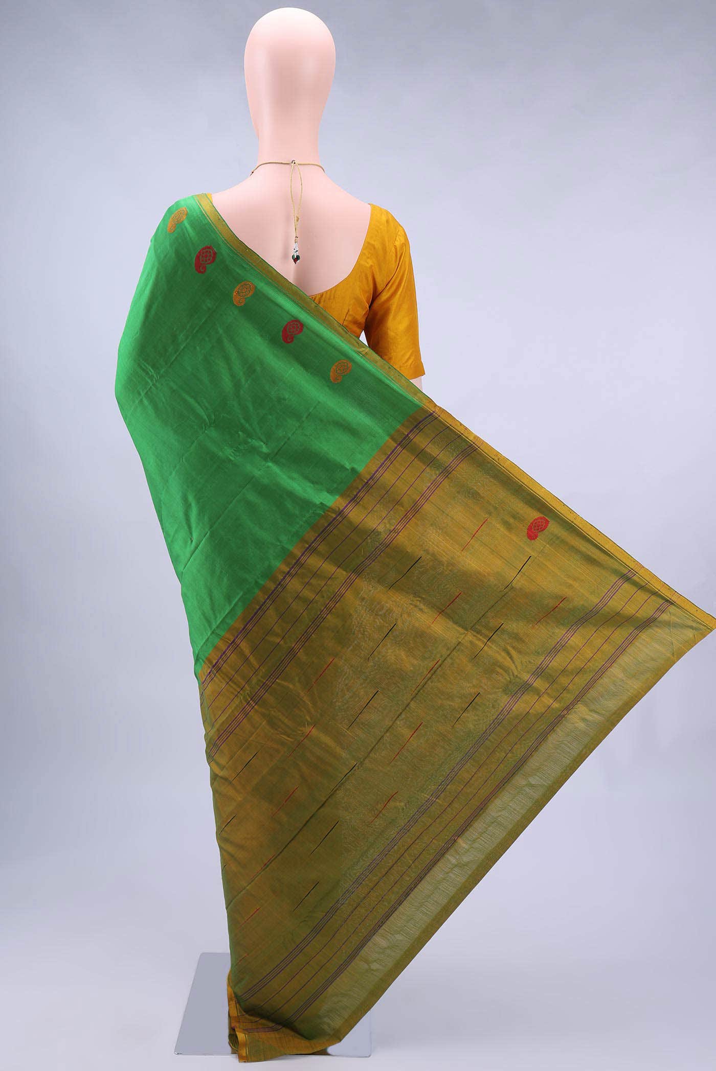 Green Kanchipuram Silk Saree