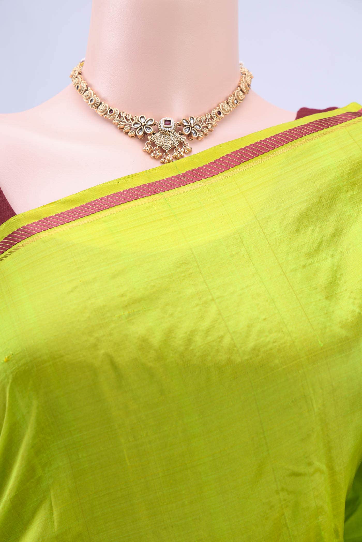 Green Kanchipuram Silk Saree