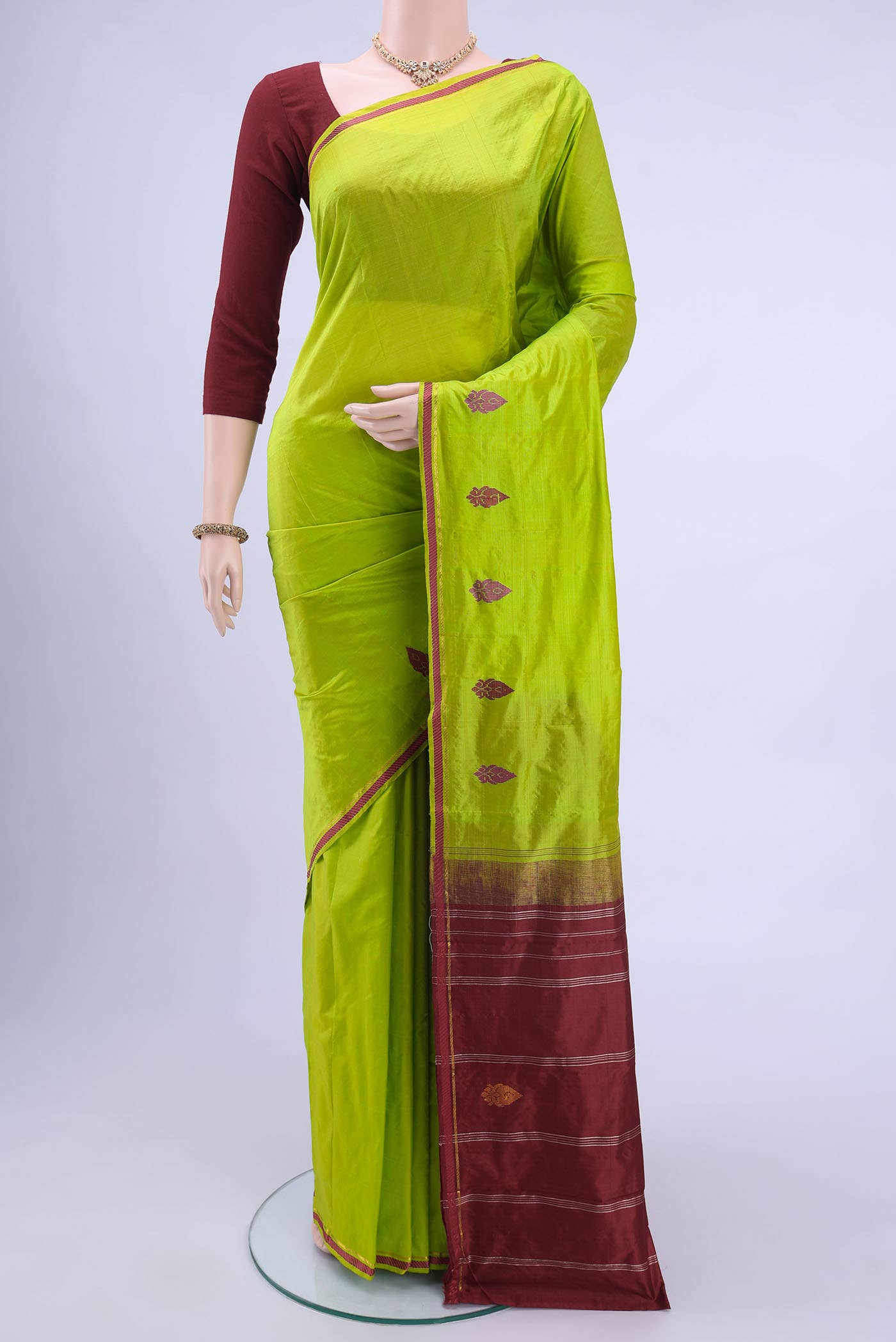Green Kanchipuram Silk Saree