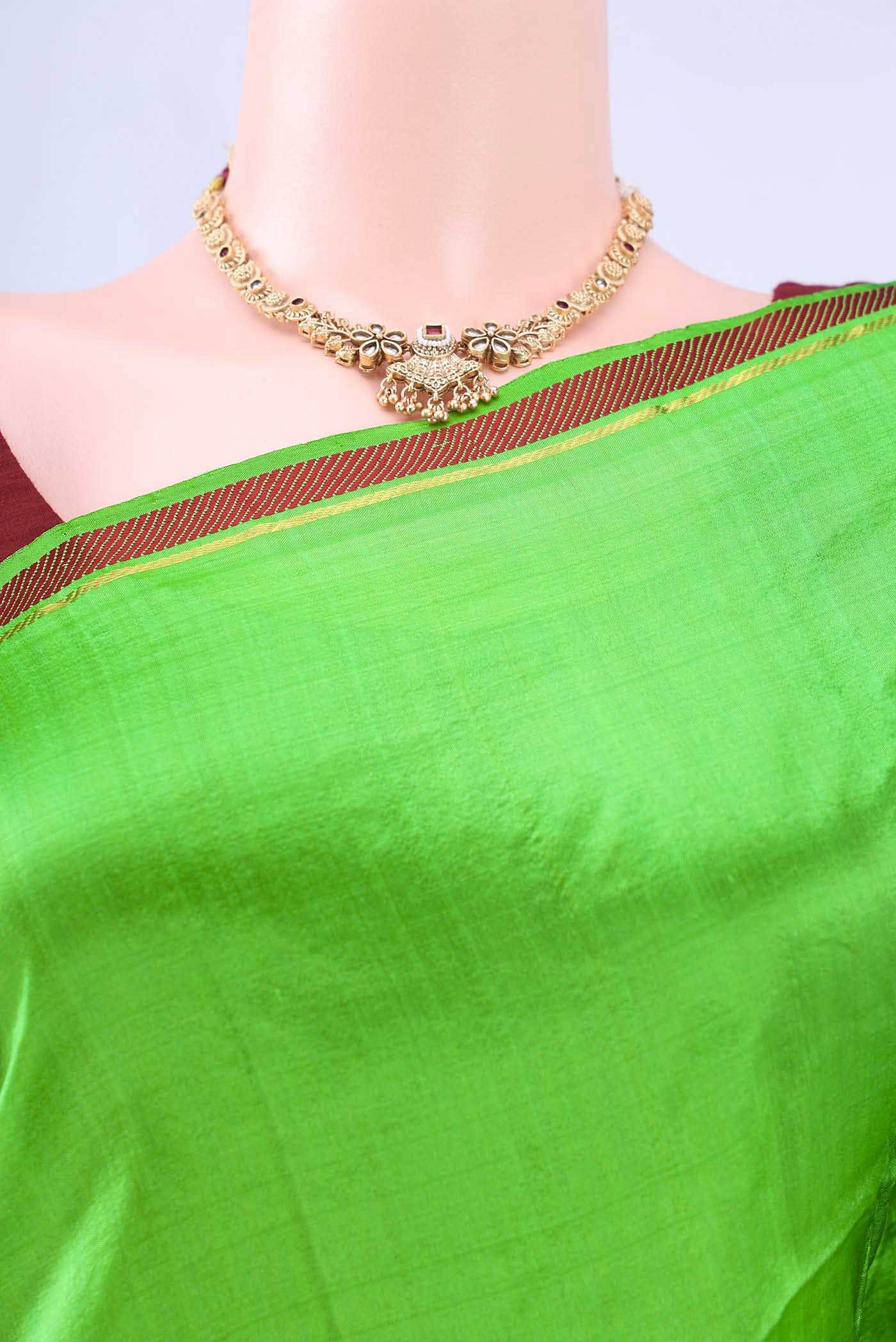 Green Kanchipuram Silk Saree