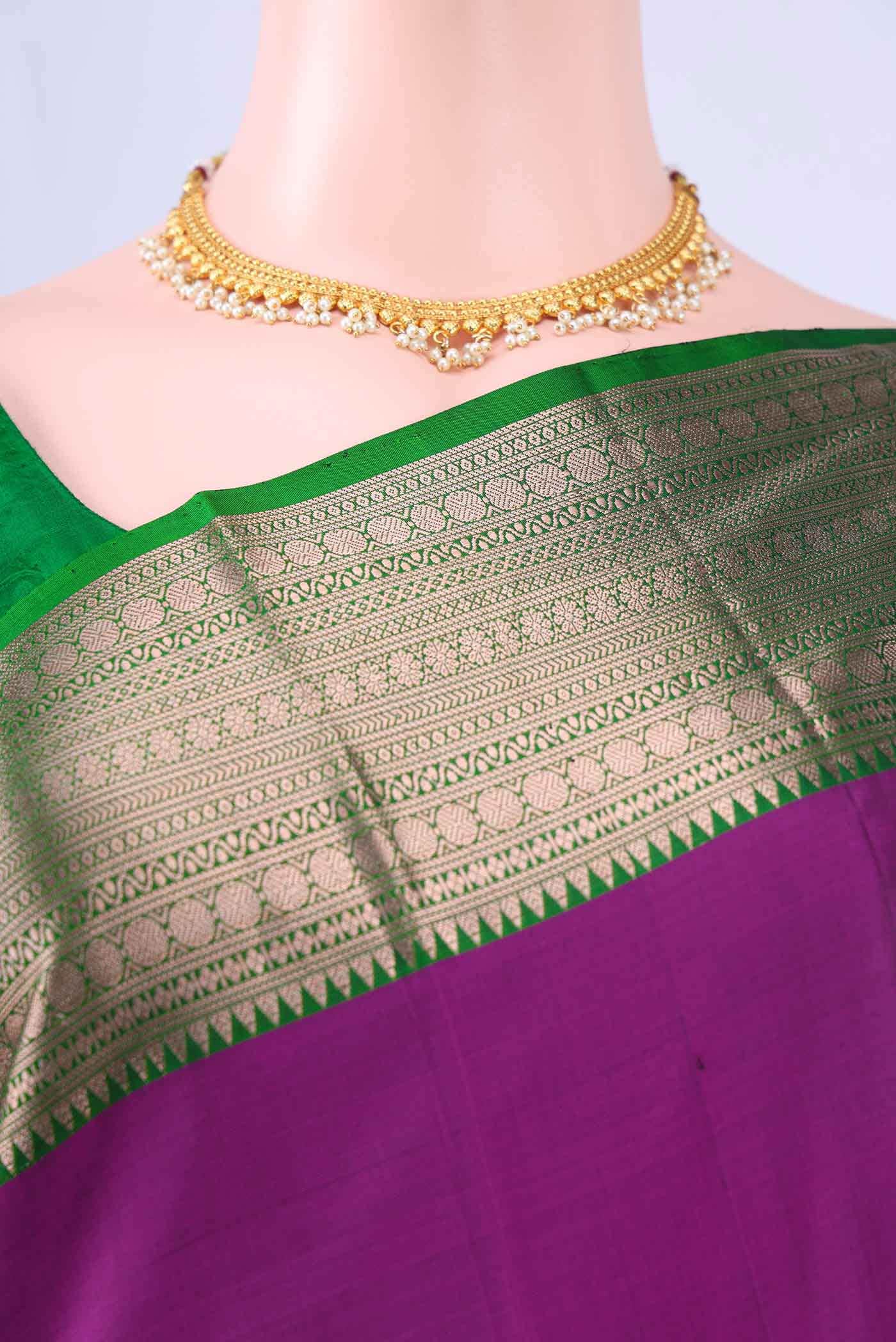 Magenta Soft Silk Saree