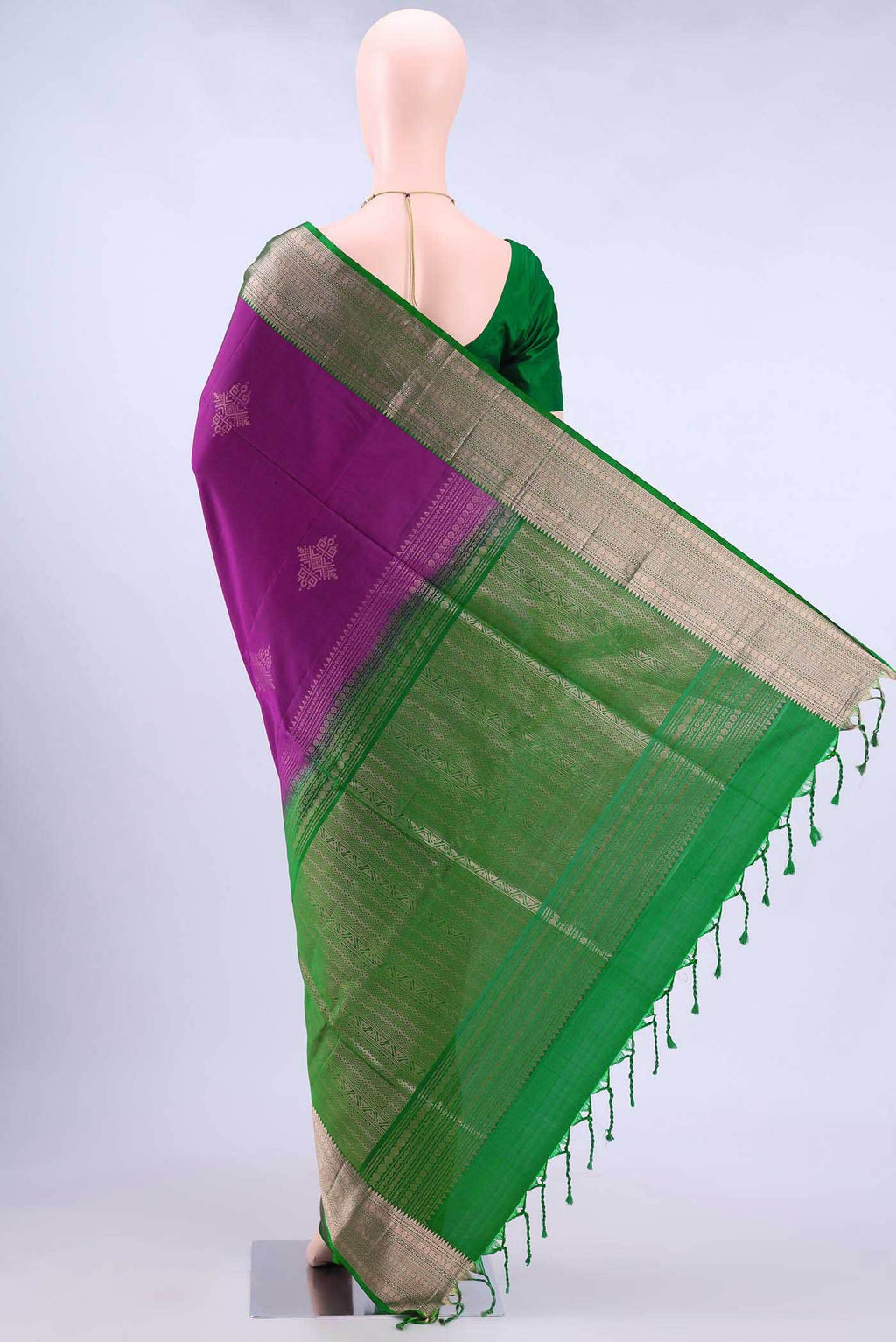 Magenta Soft Silk Saree