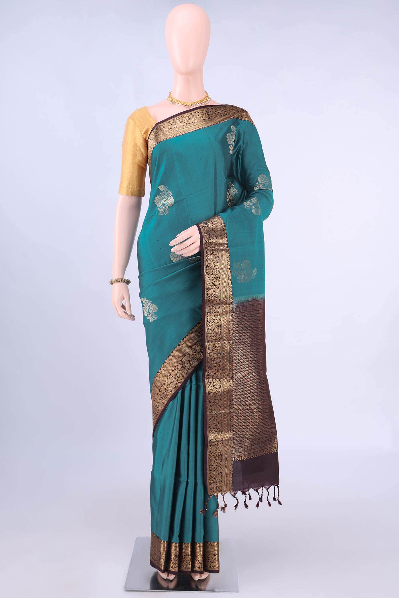 Maya Blue Soft Silk Saree