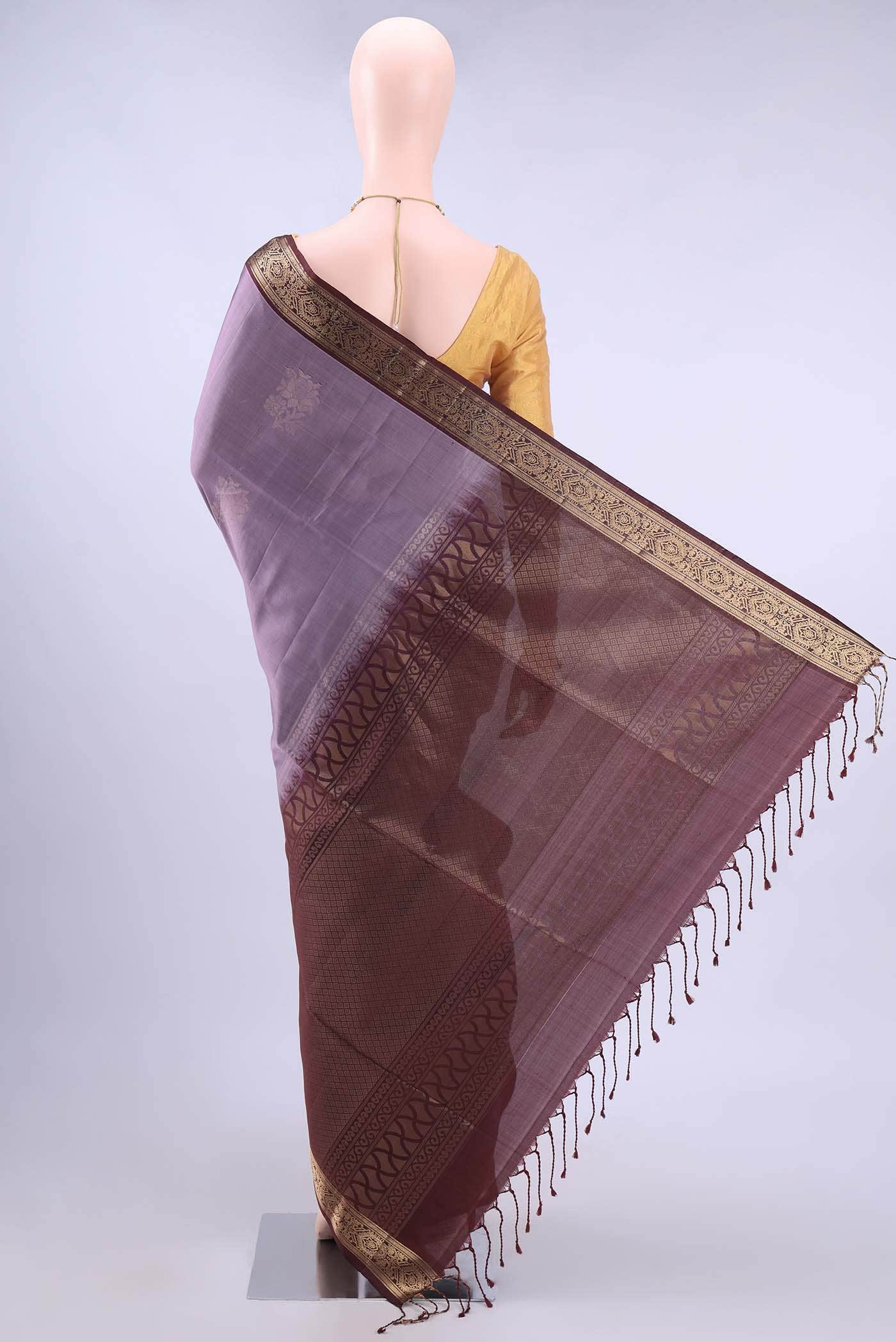 Mauve Soft Silk Saree