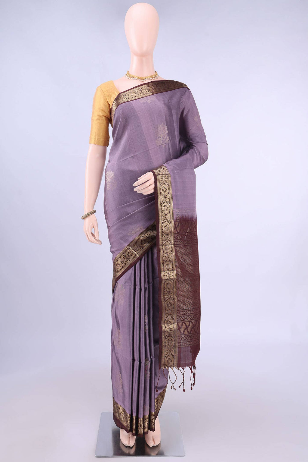 Mauve Soft Silk Saree