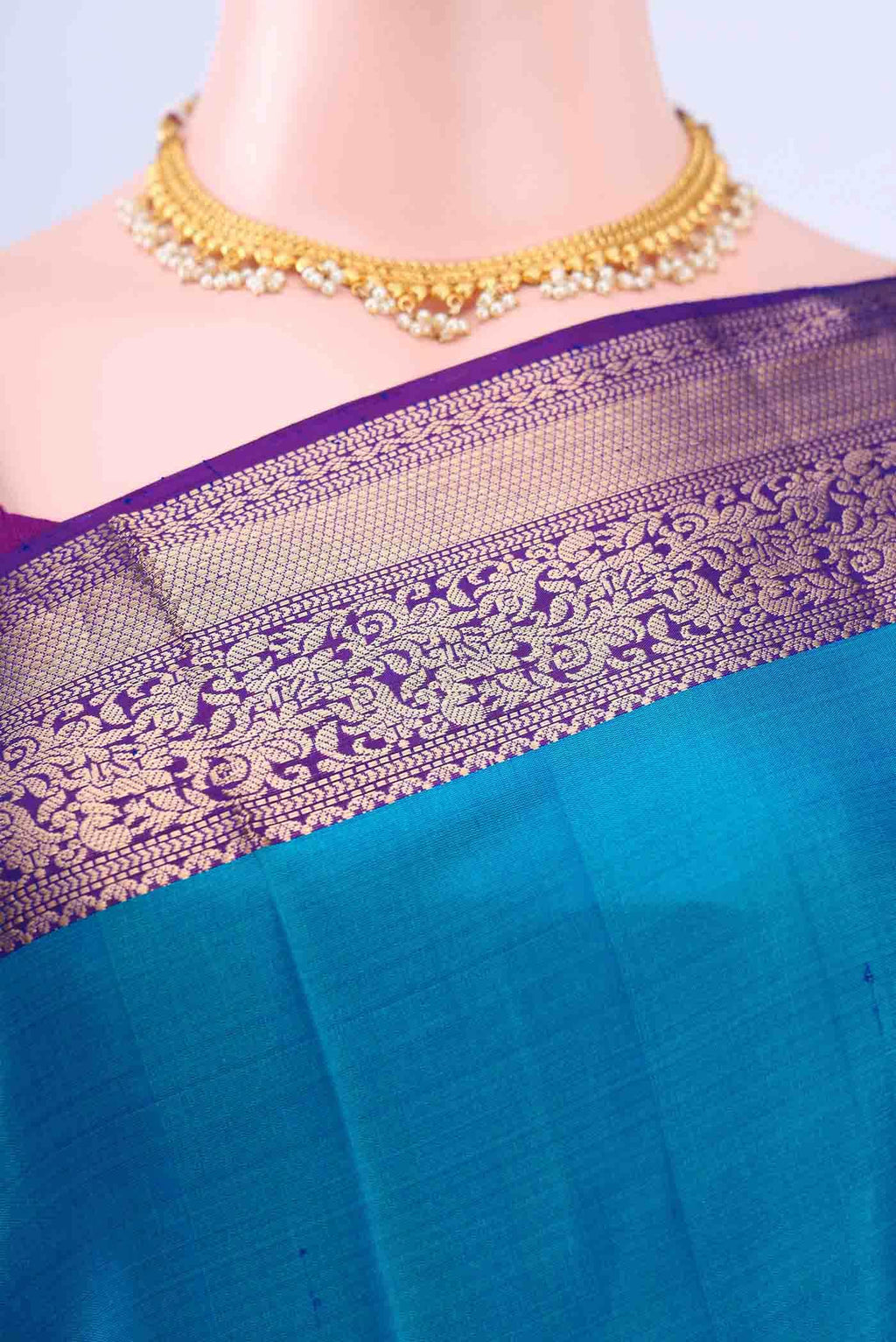 Blue Soft Silk Saree