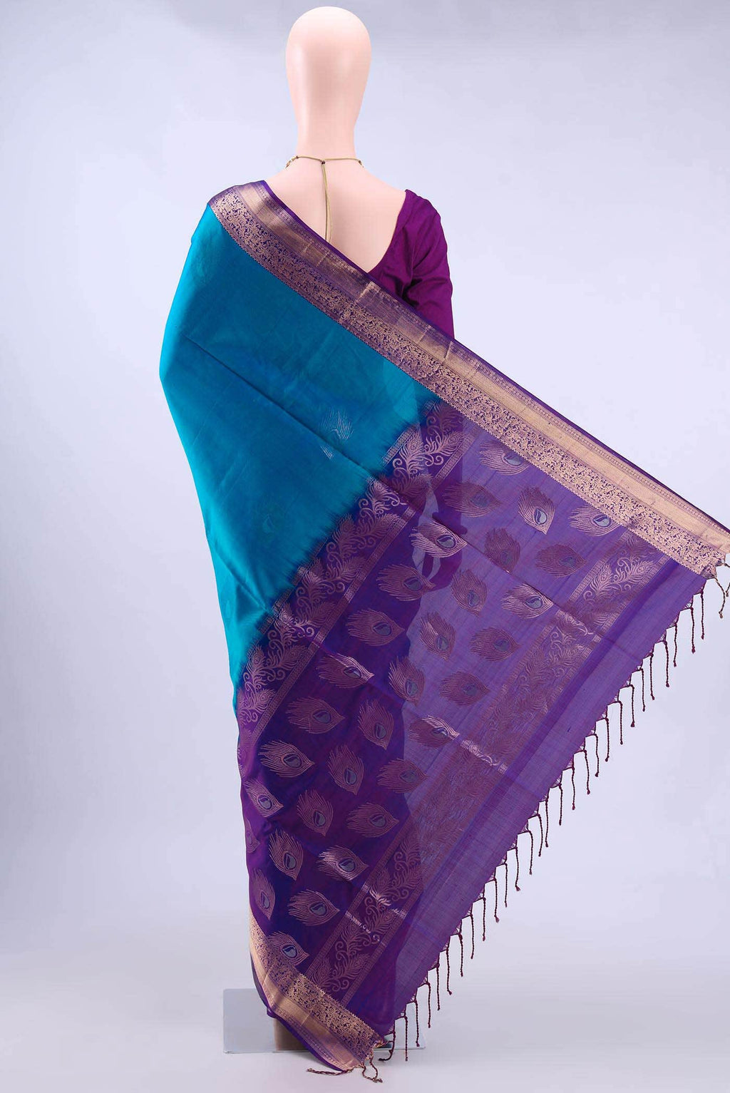 Blue Soft Silk Saree