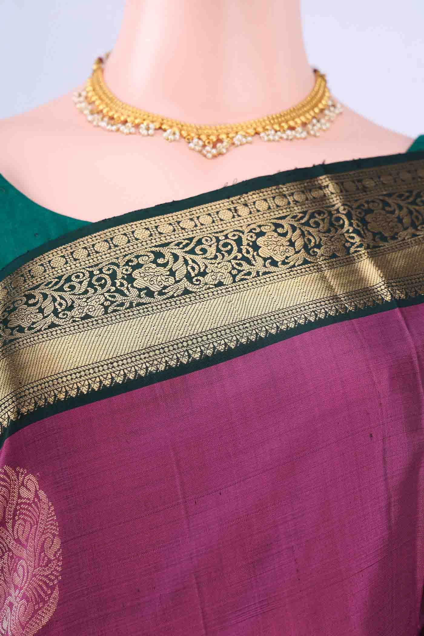 Light Magenta Soft Silk Saree