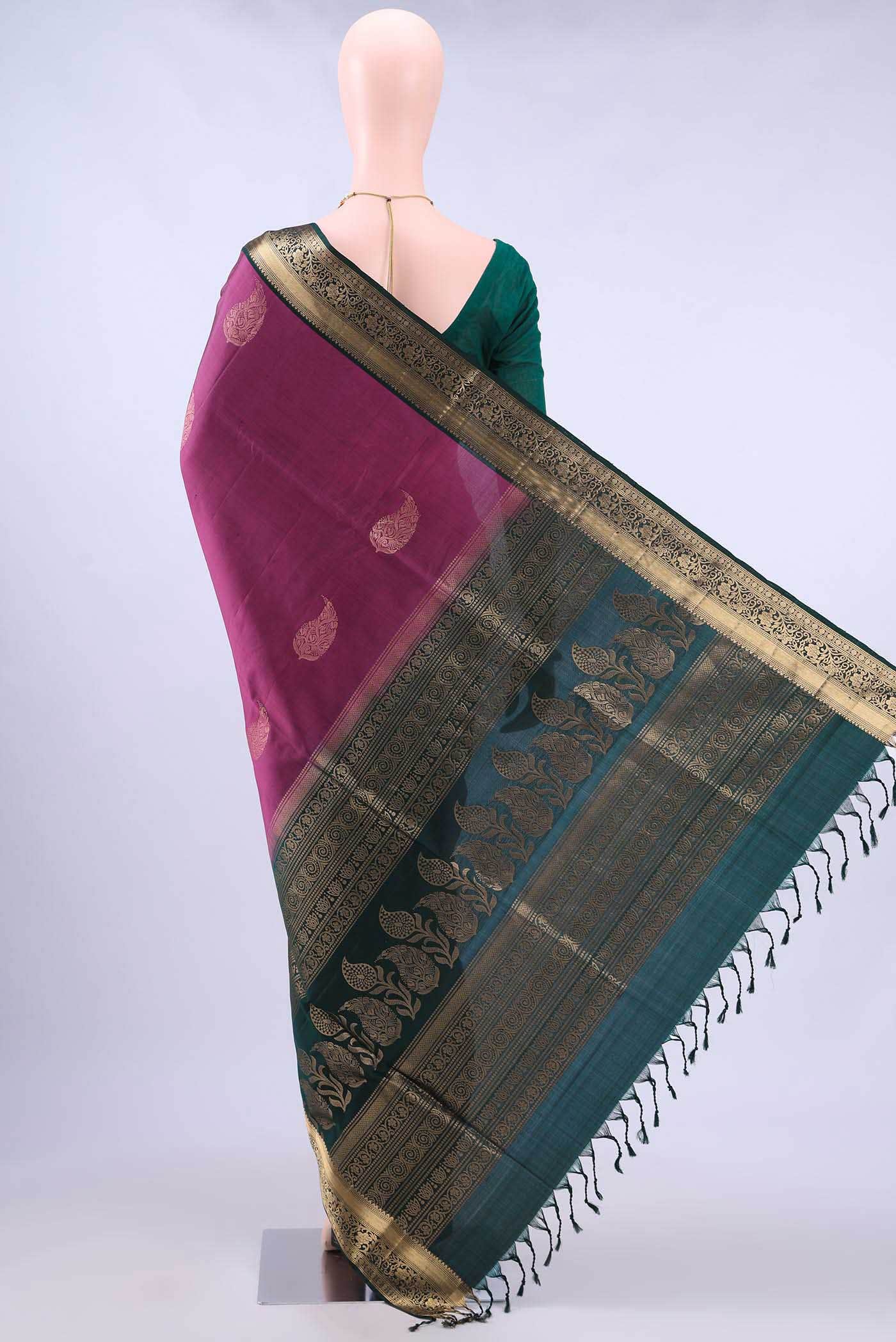 Light Magenta Soft Silk Saree