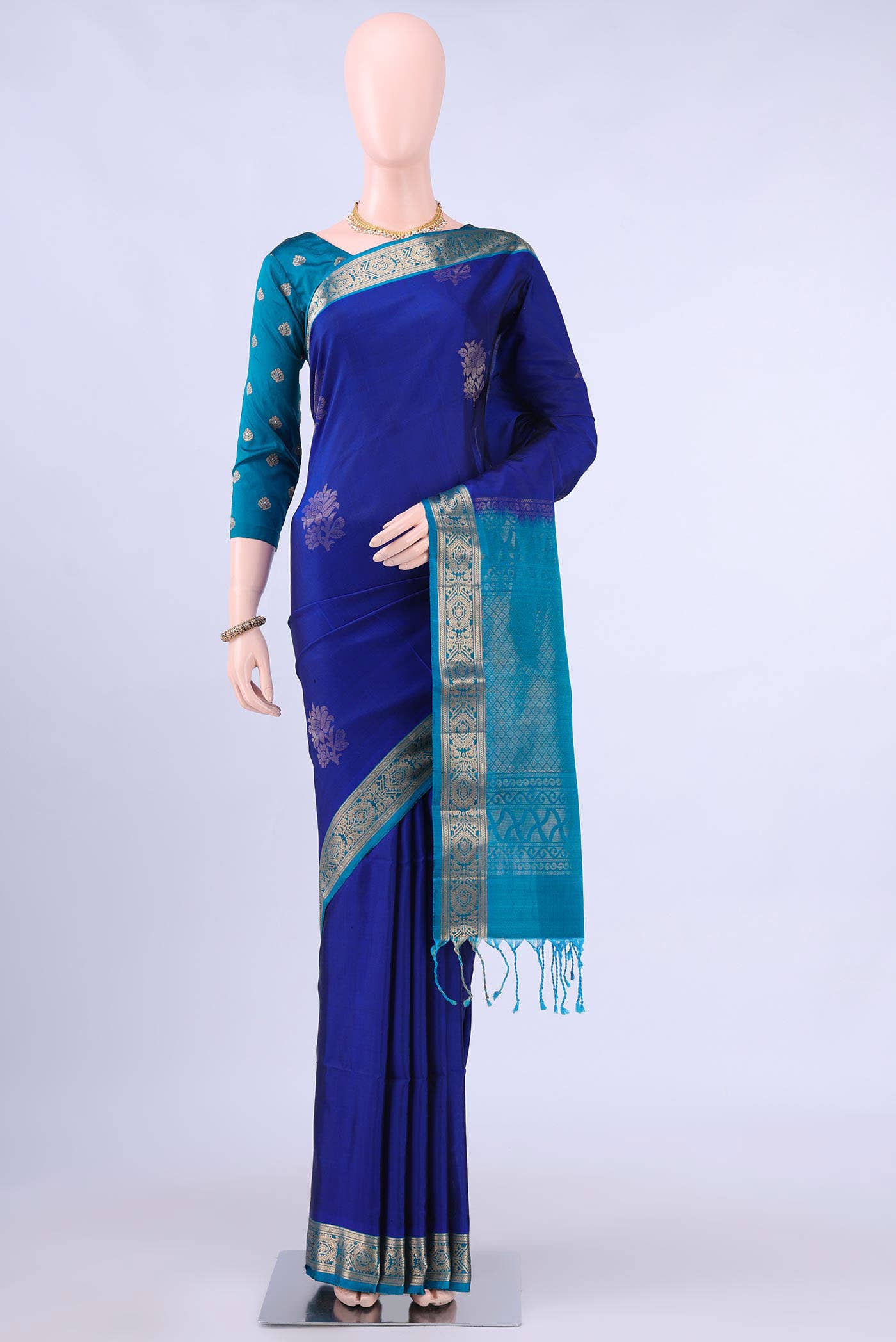 Navy Blue Soft Silk Saree