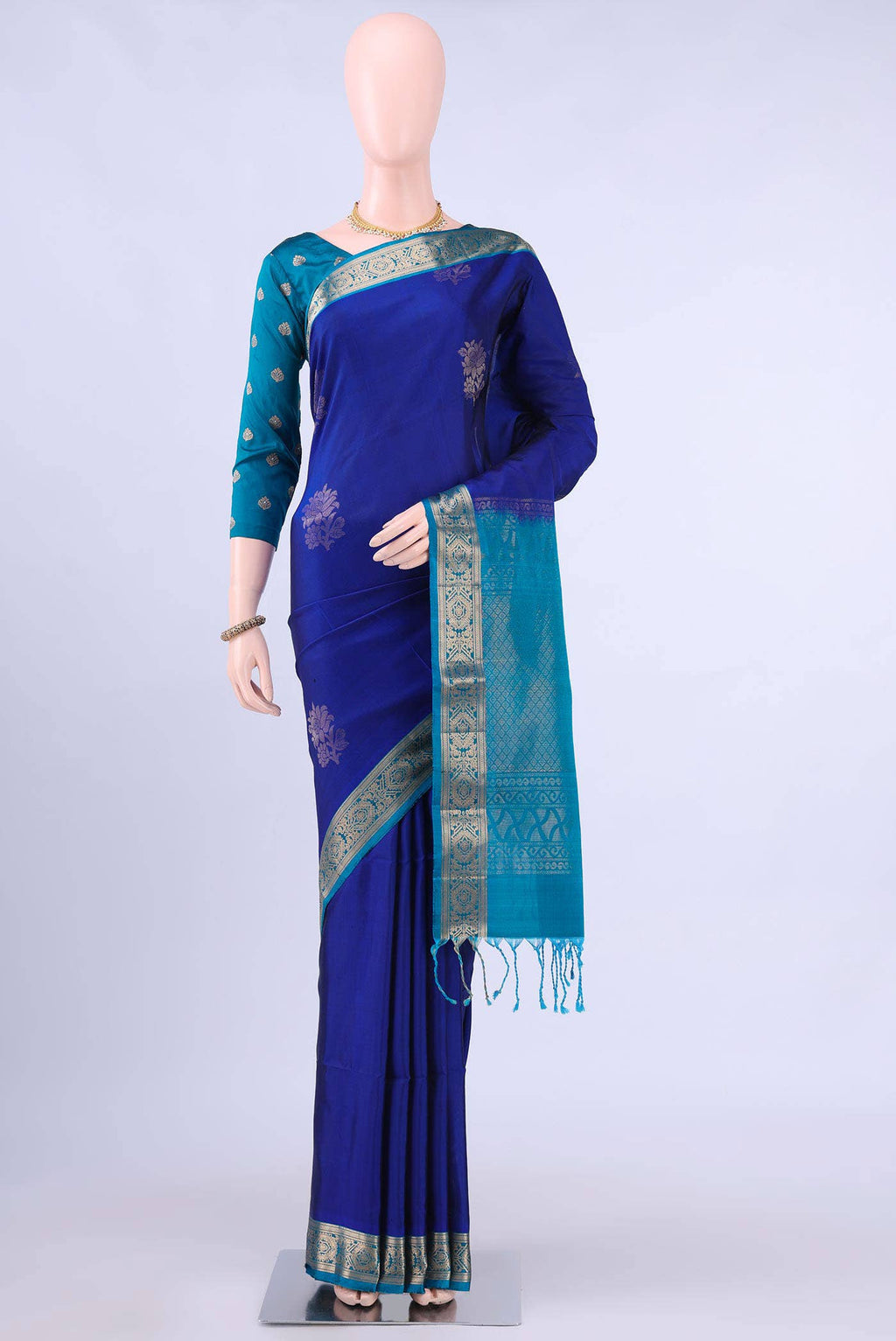 Navy Blue Soft Silk Saree