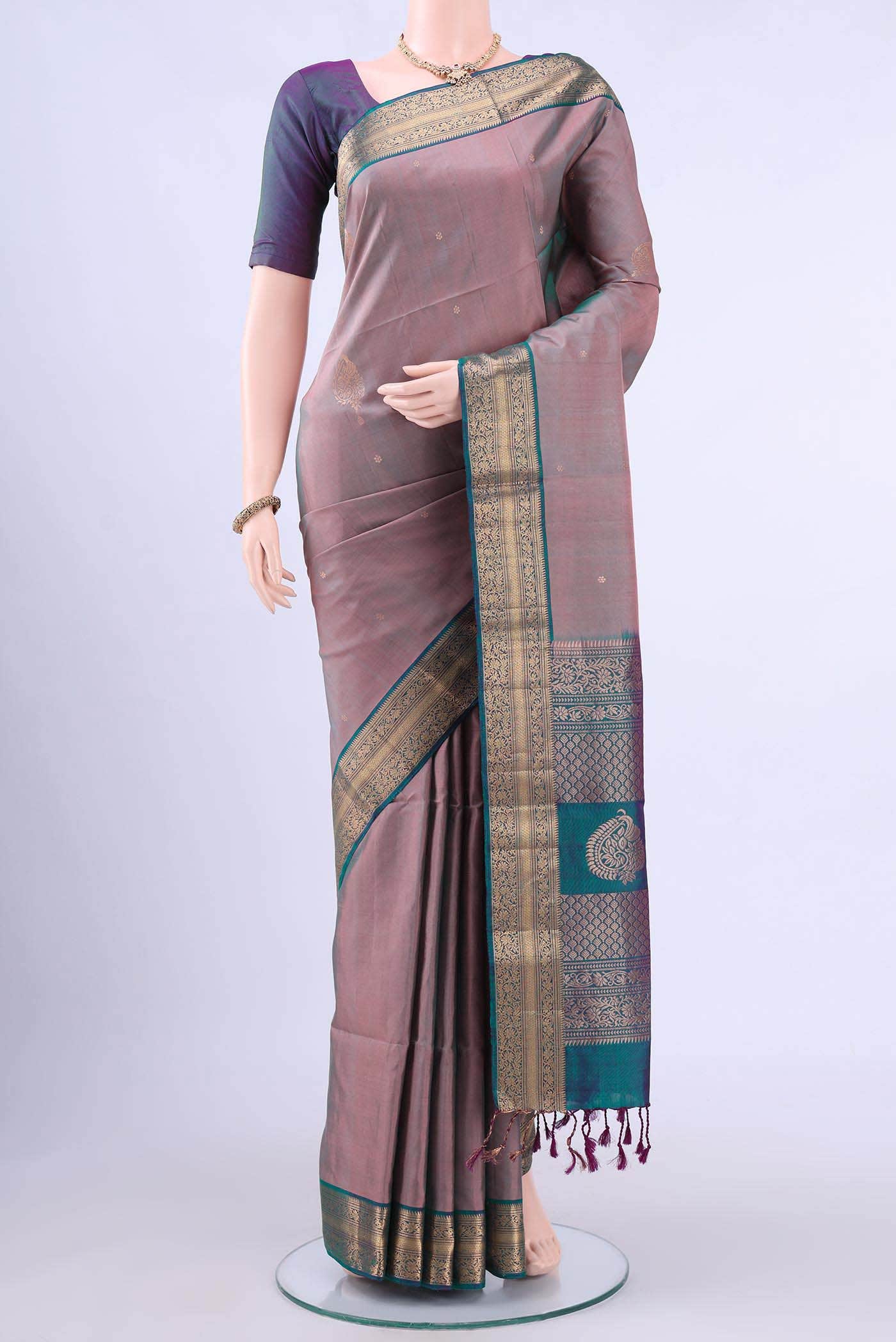 Mauve Soft Silk Saree
