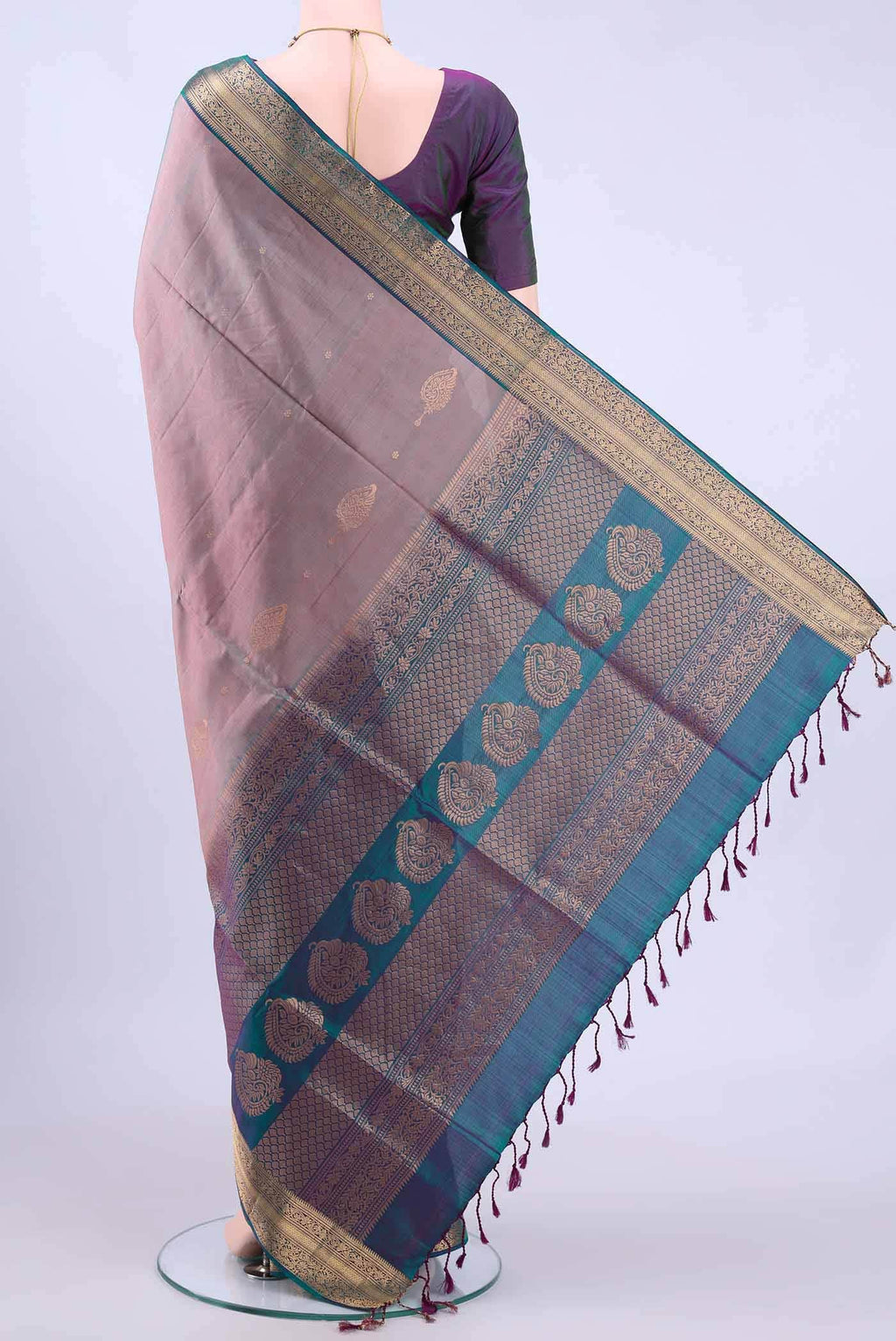 Mauve Soft Silk Saree