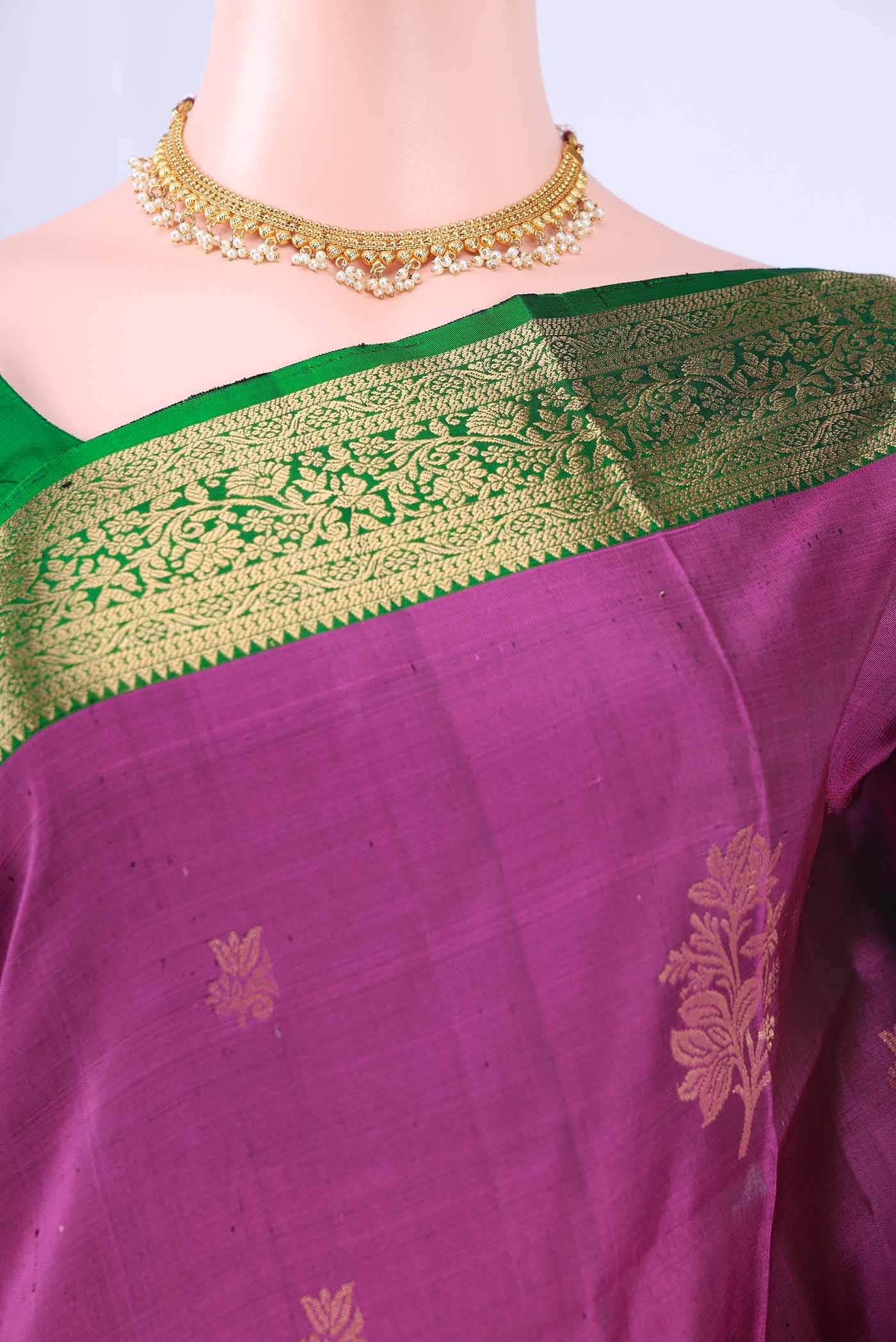 Magenta Soft Silk Saree