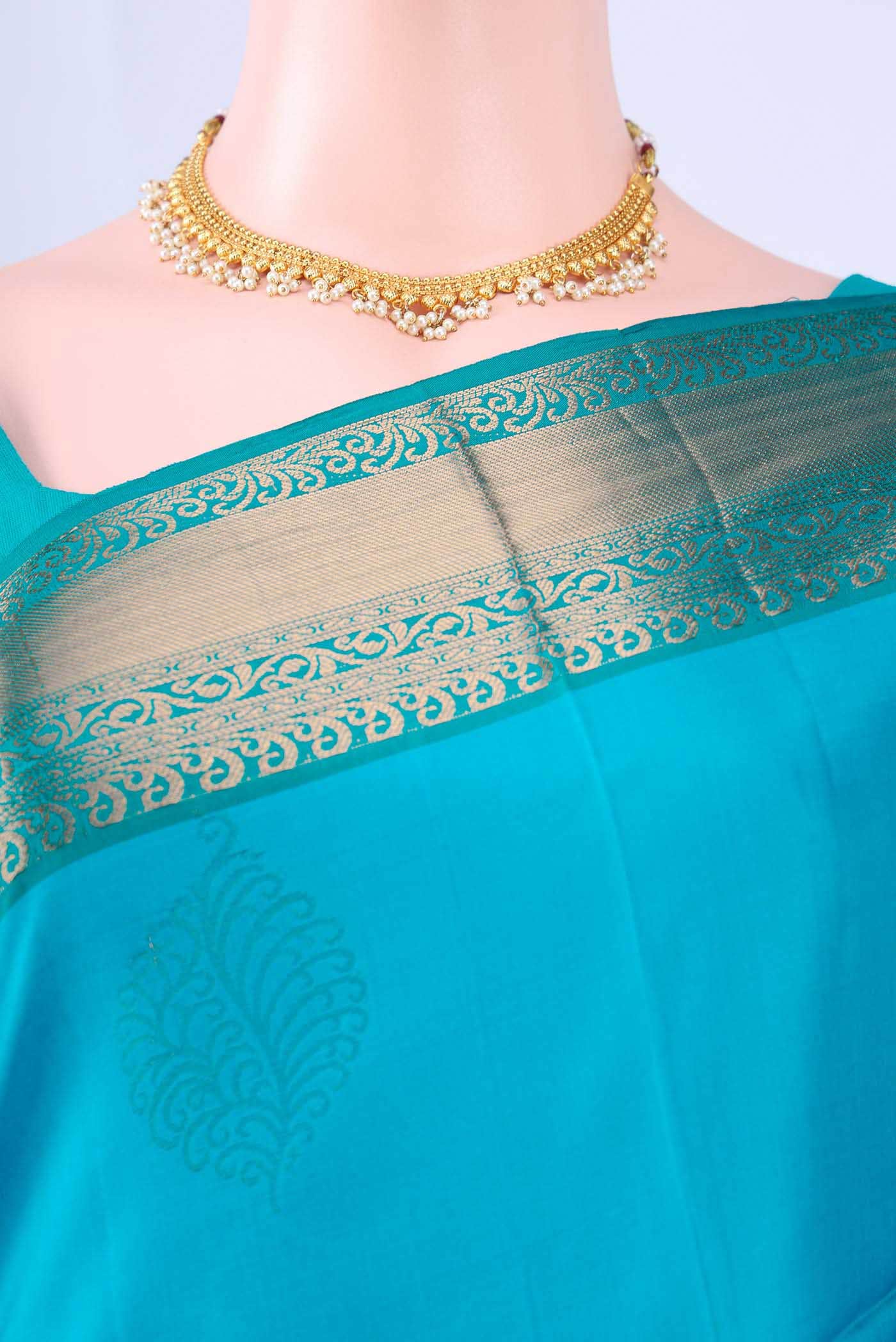 Blue Soft Silk Saree