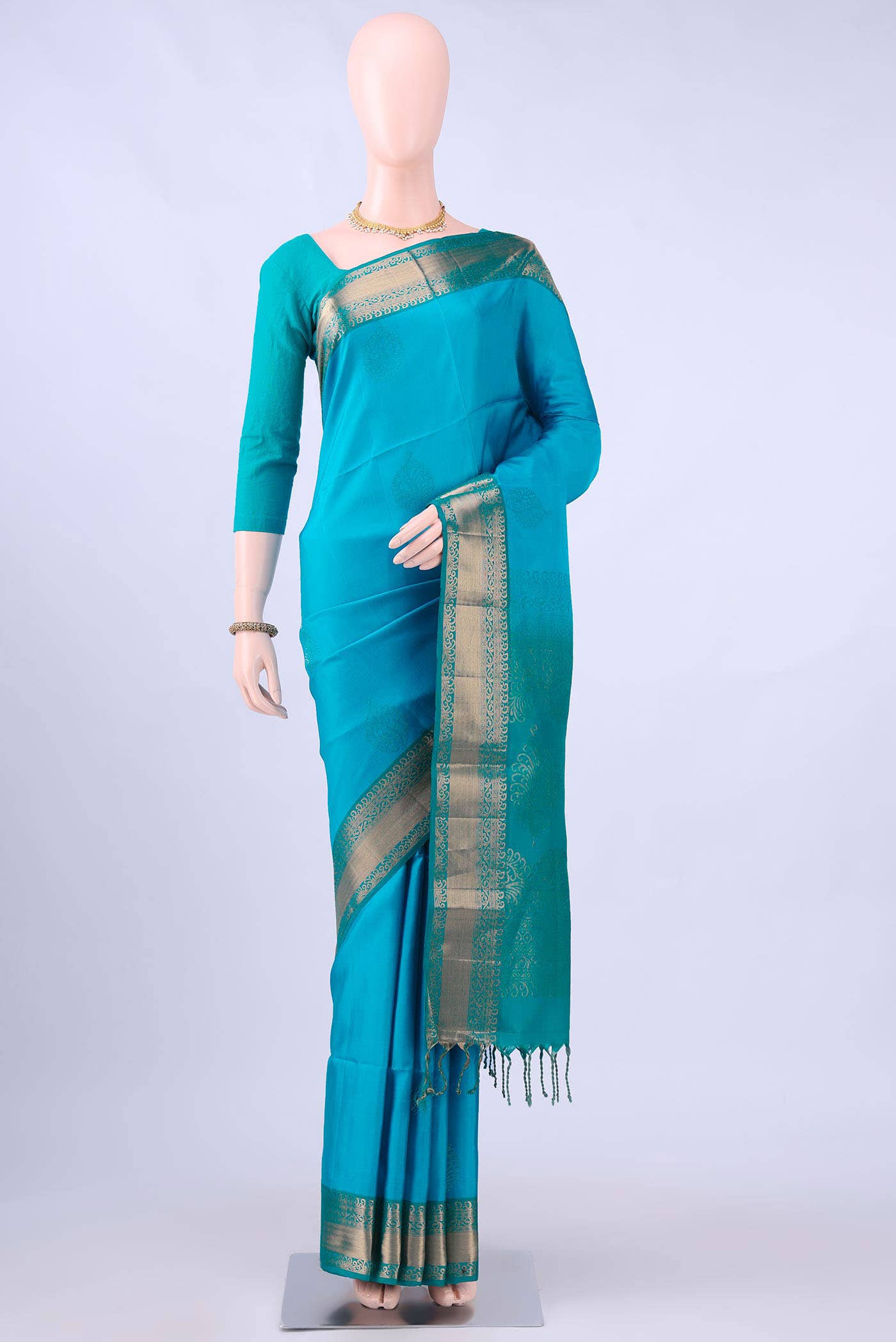 Blue Soft Silk Saree