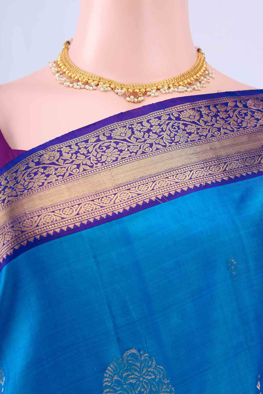 Blue Soft Silk Saree