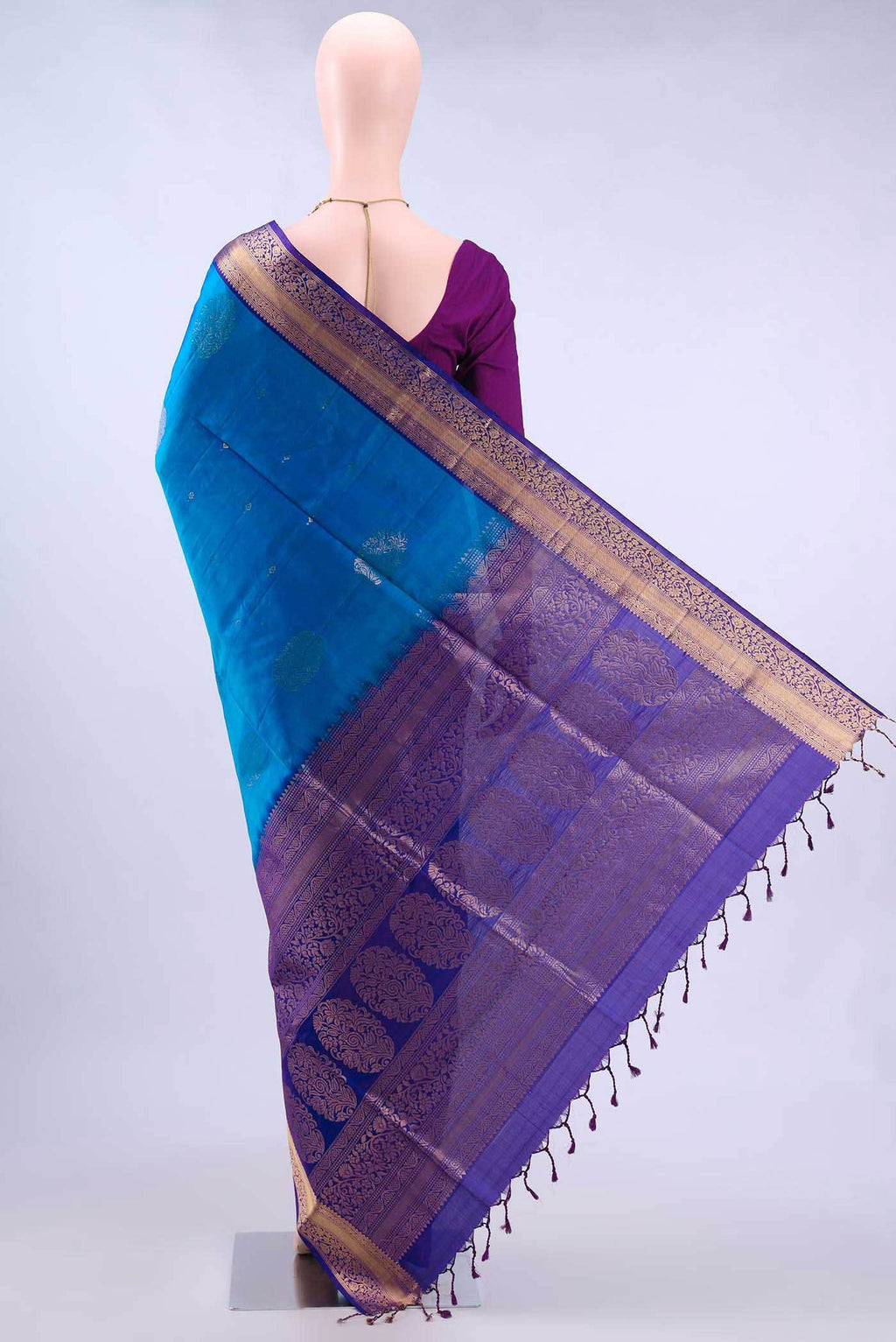 Blue Soft Silk Saree
