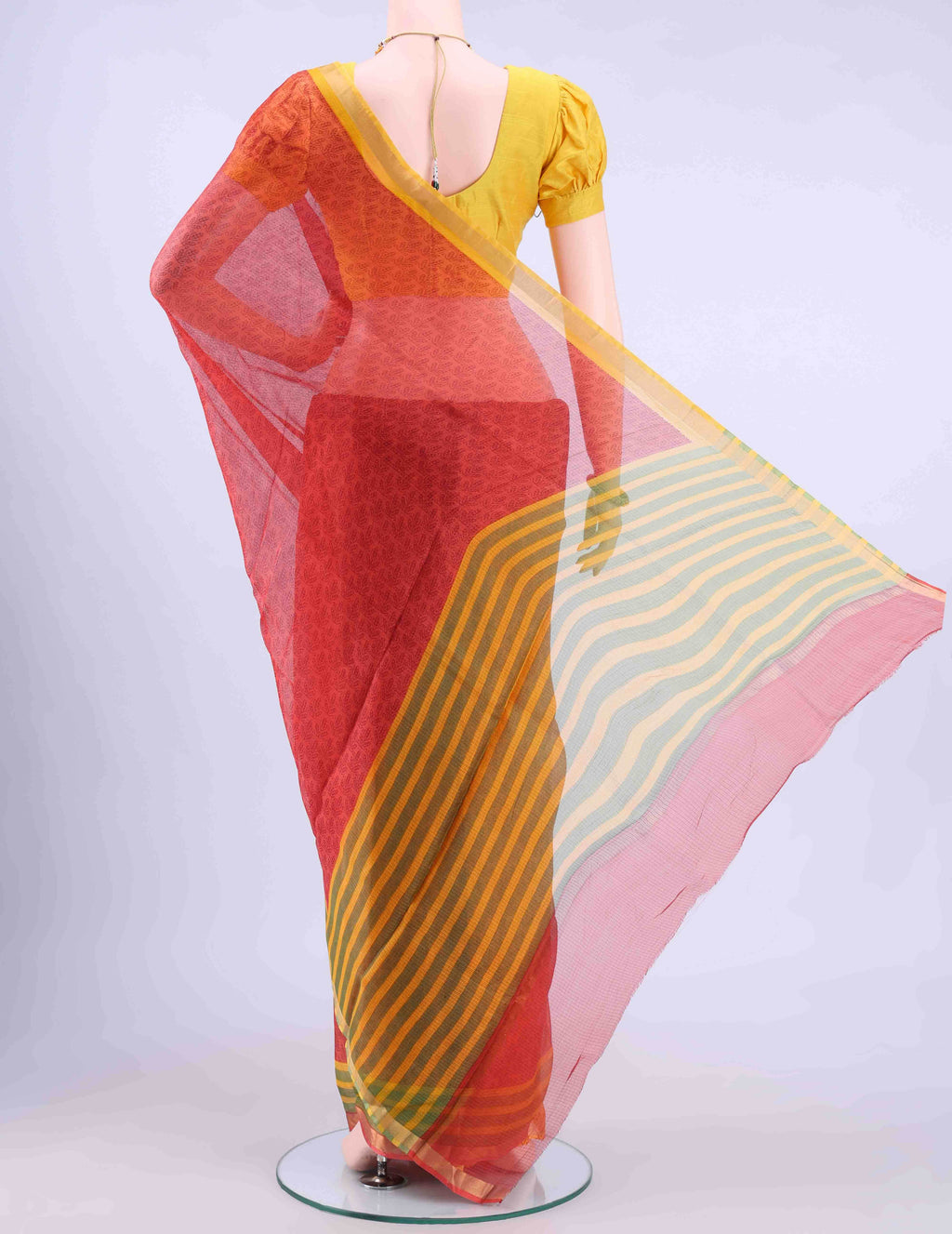 Rust Kota Silk Saree
