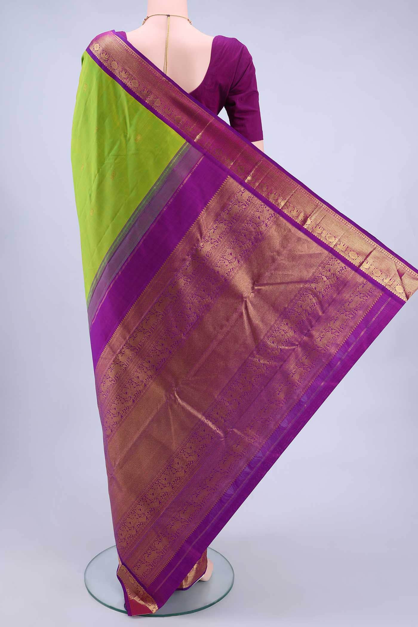 Green Kanchipuram Silk Saree