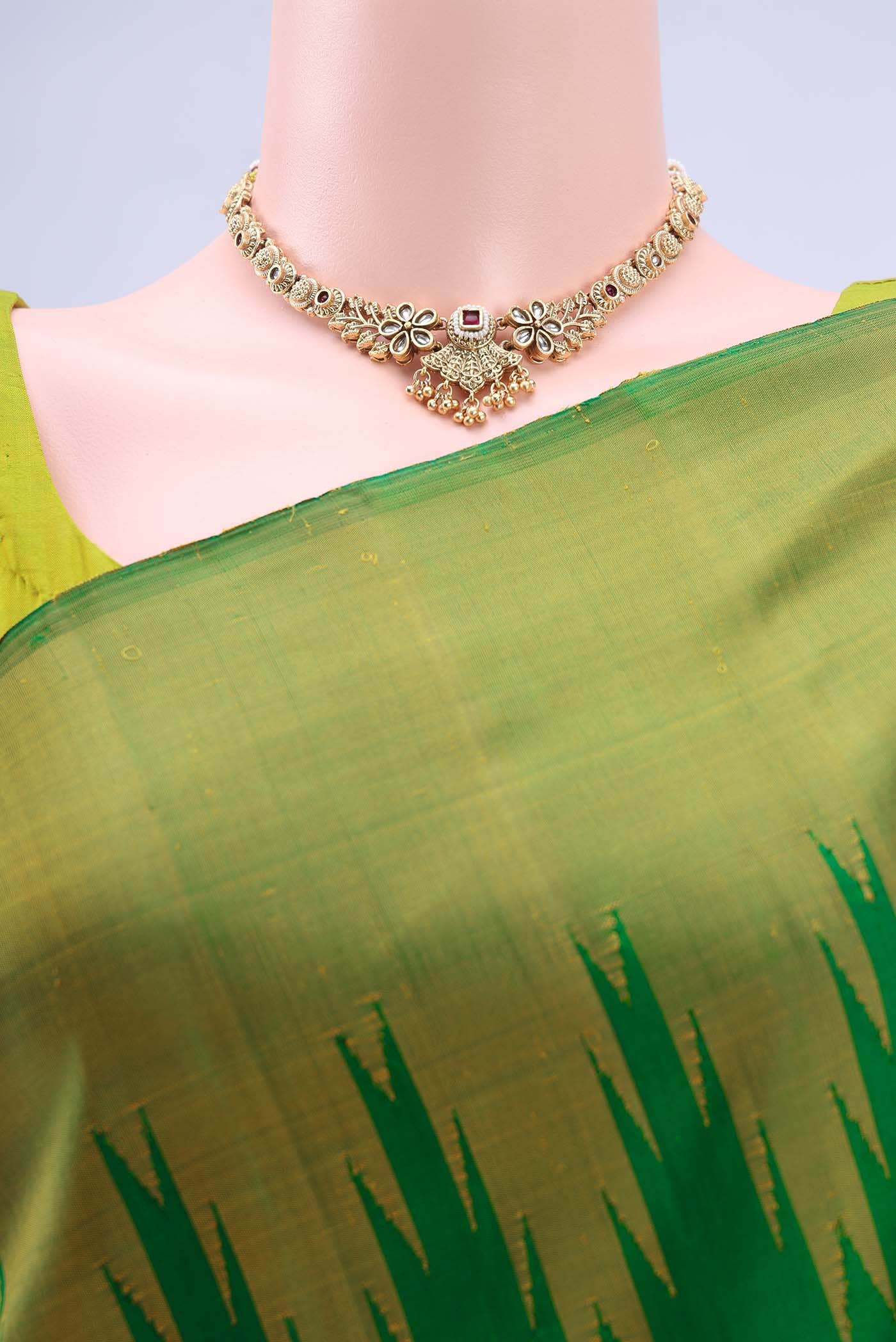Green Kanchipuram Silk Saree
