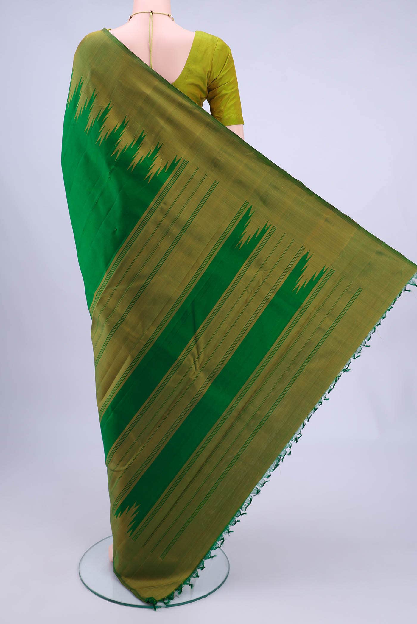 Green Kanchipuram Silk Saree