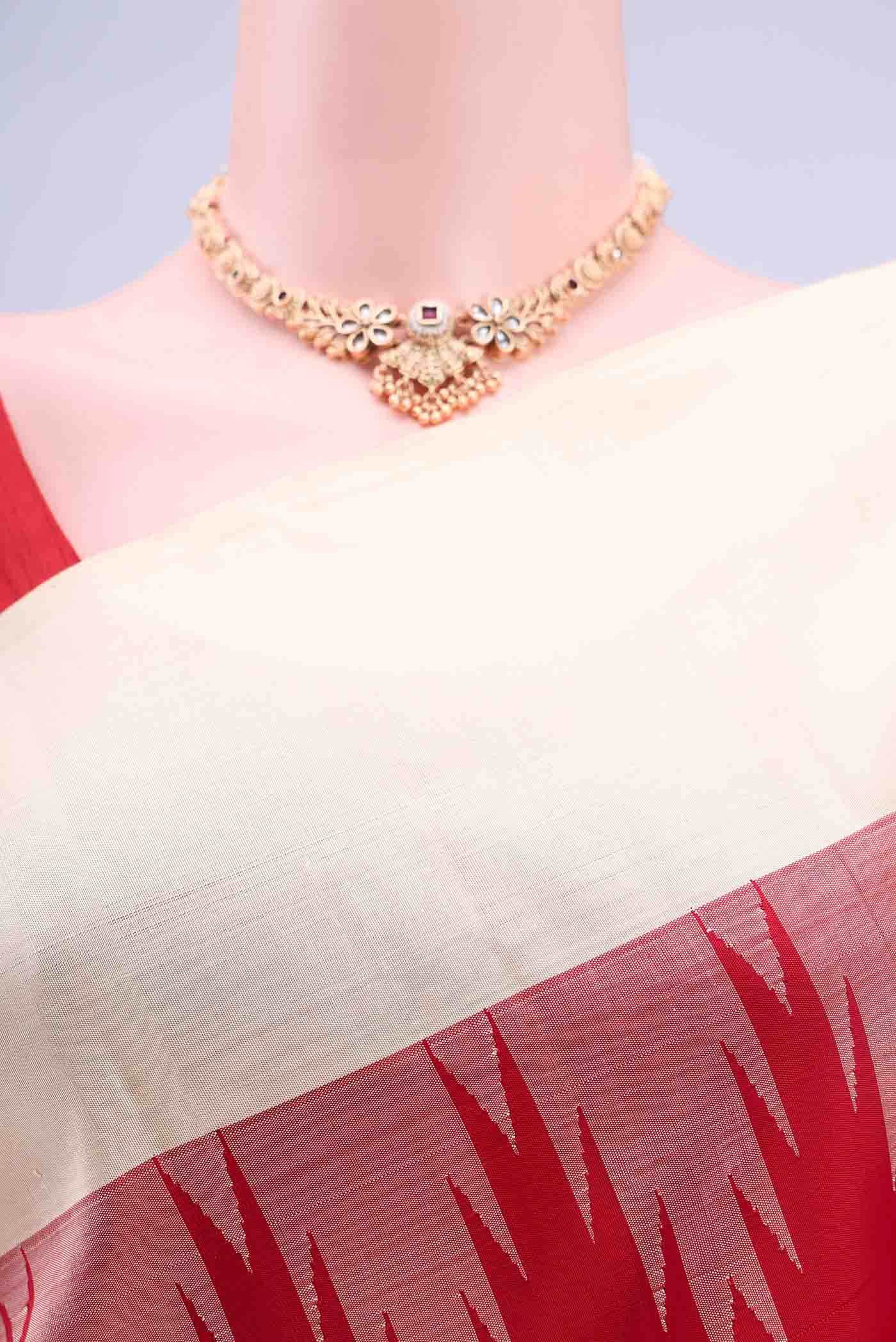 Red Kanchipuram Silk Saree