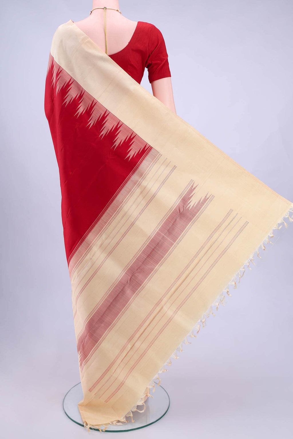 Red Kanchipuram Silk Saree