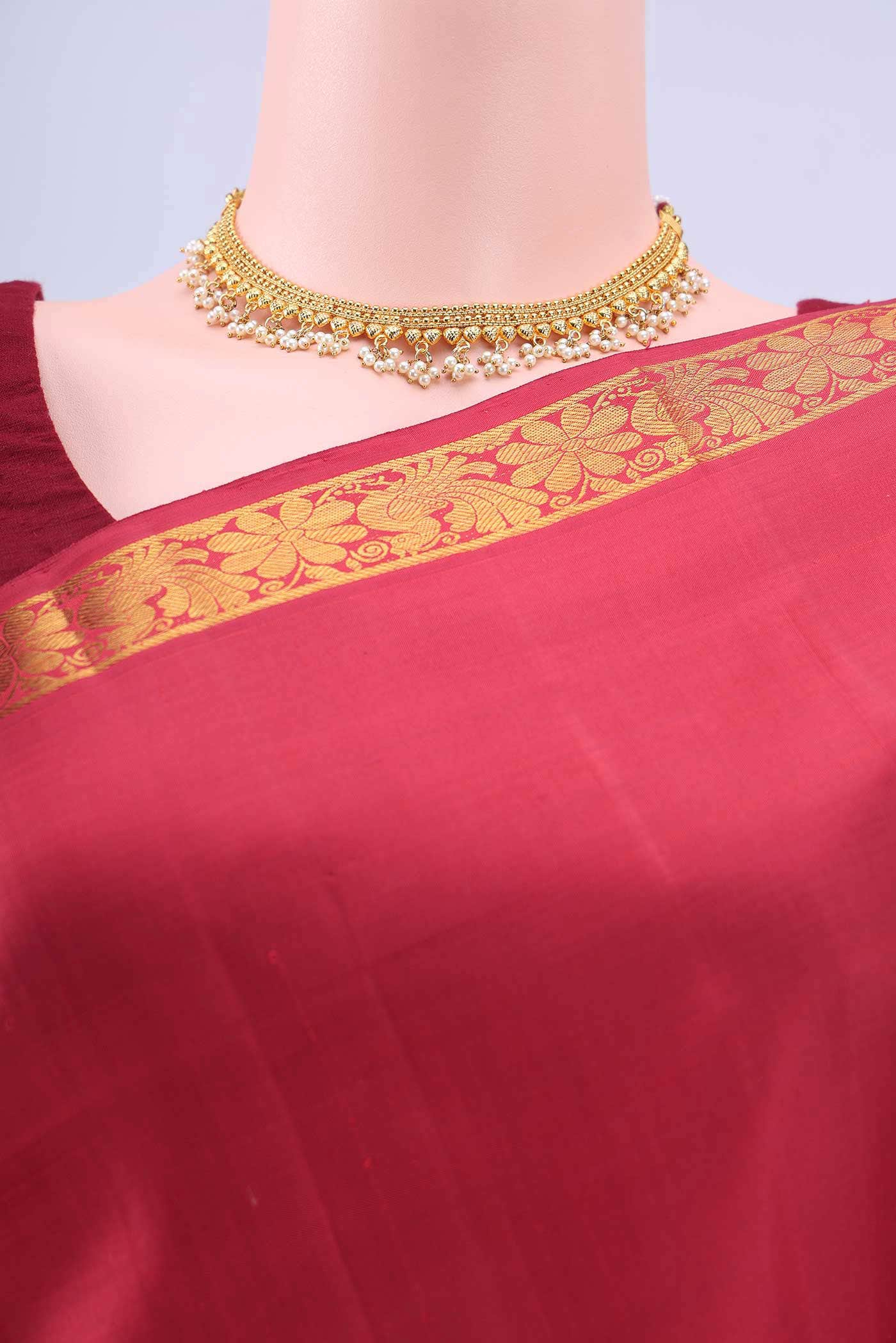 Red Kanchipuram Silk Saree