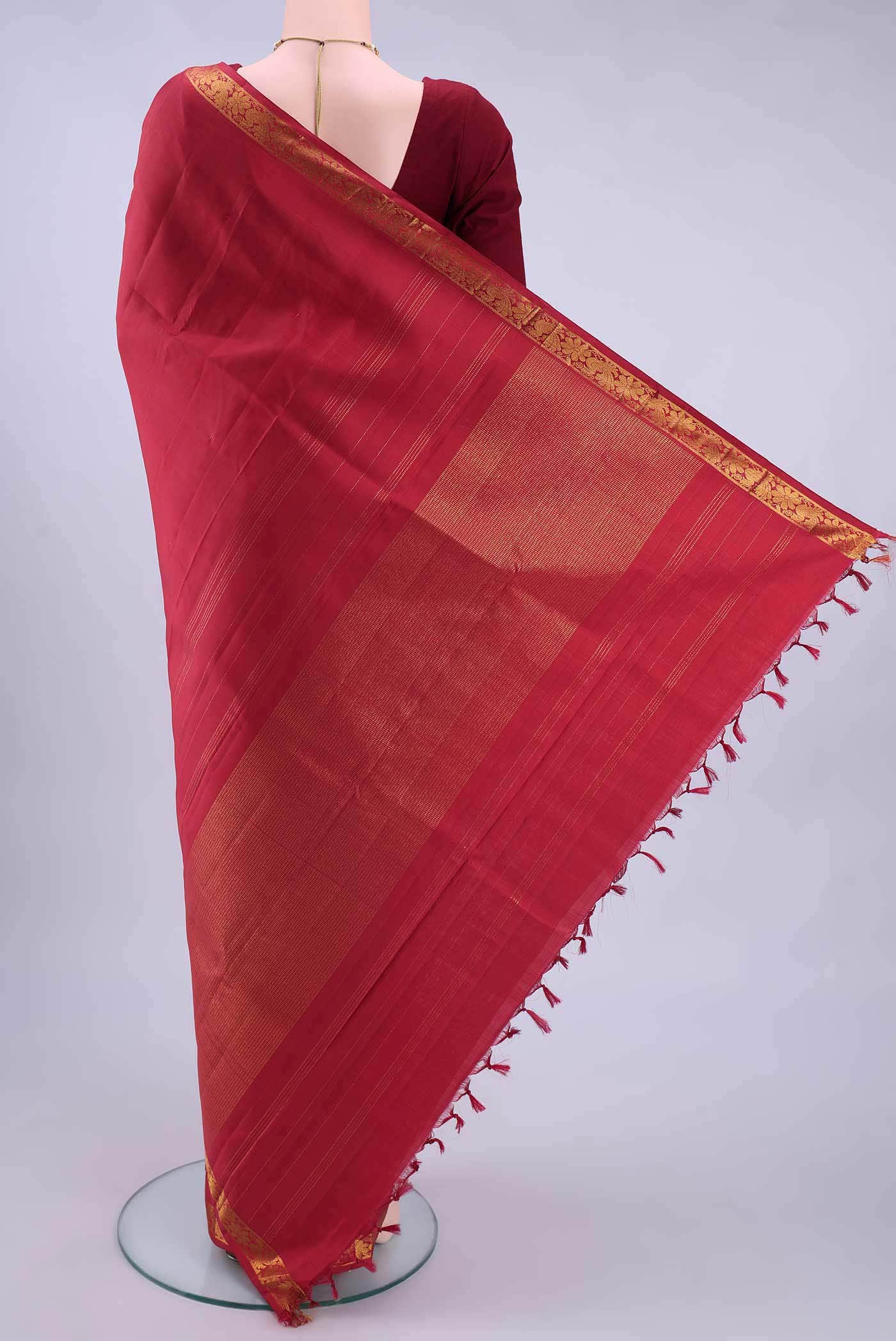 Red Kanchipuram Silk Saree