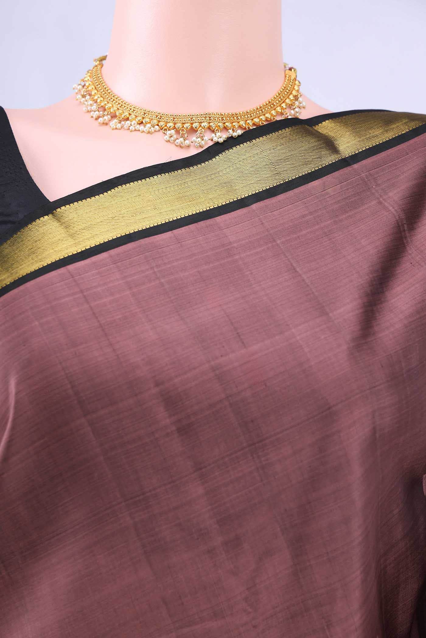 Coral Kanchipuram Saree