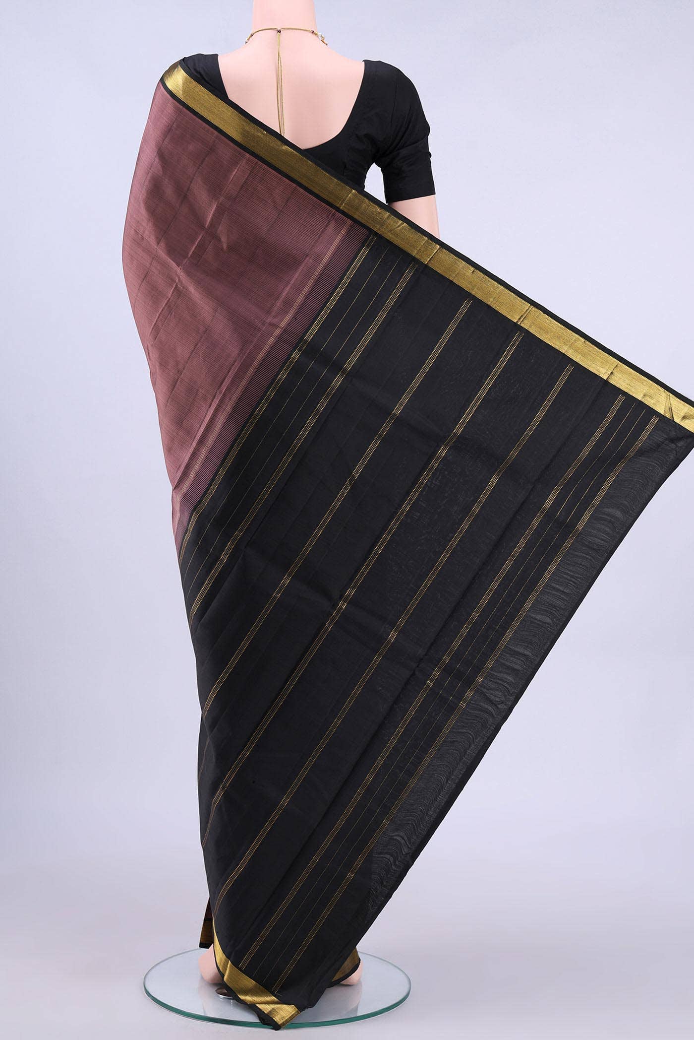 Coral Kanchipuram Saree