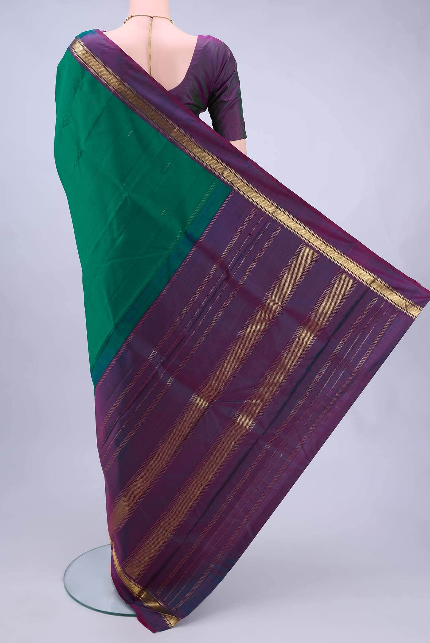 Green Kanchipuram Silk Saree